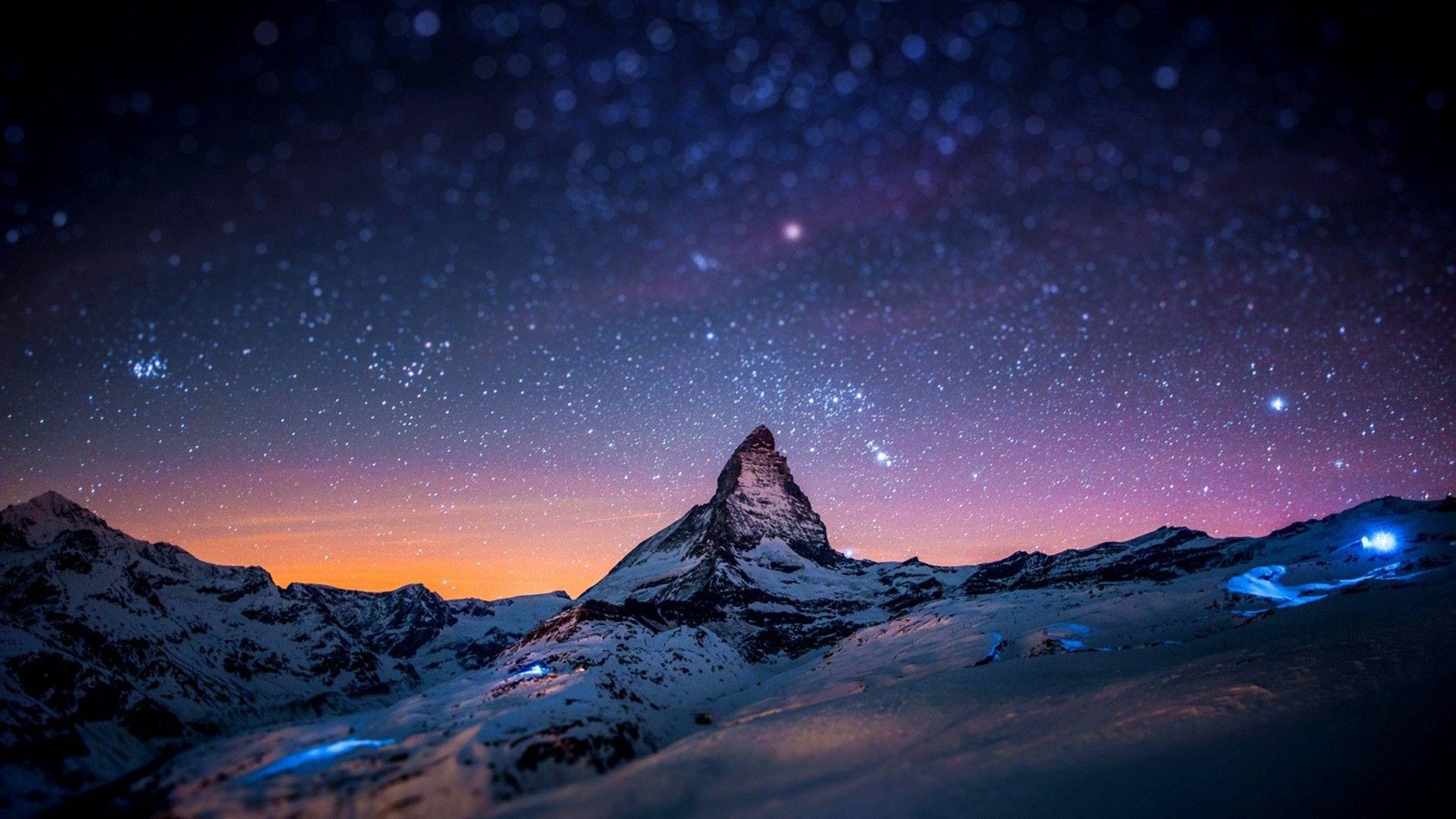 1920x1080 snow, Winter, Matterhorn, Nature .