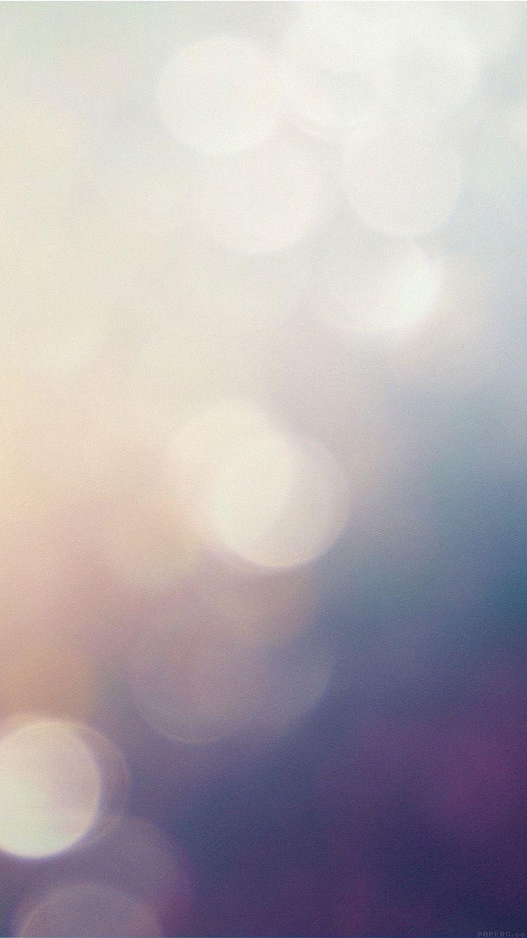750x1334 Winter Bokeh Lights Gradation