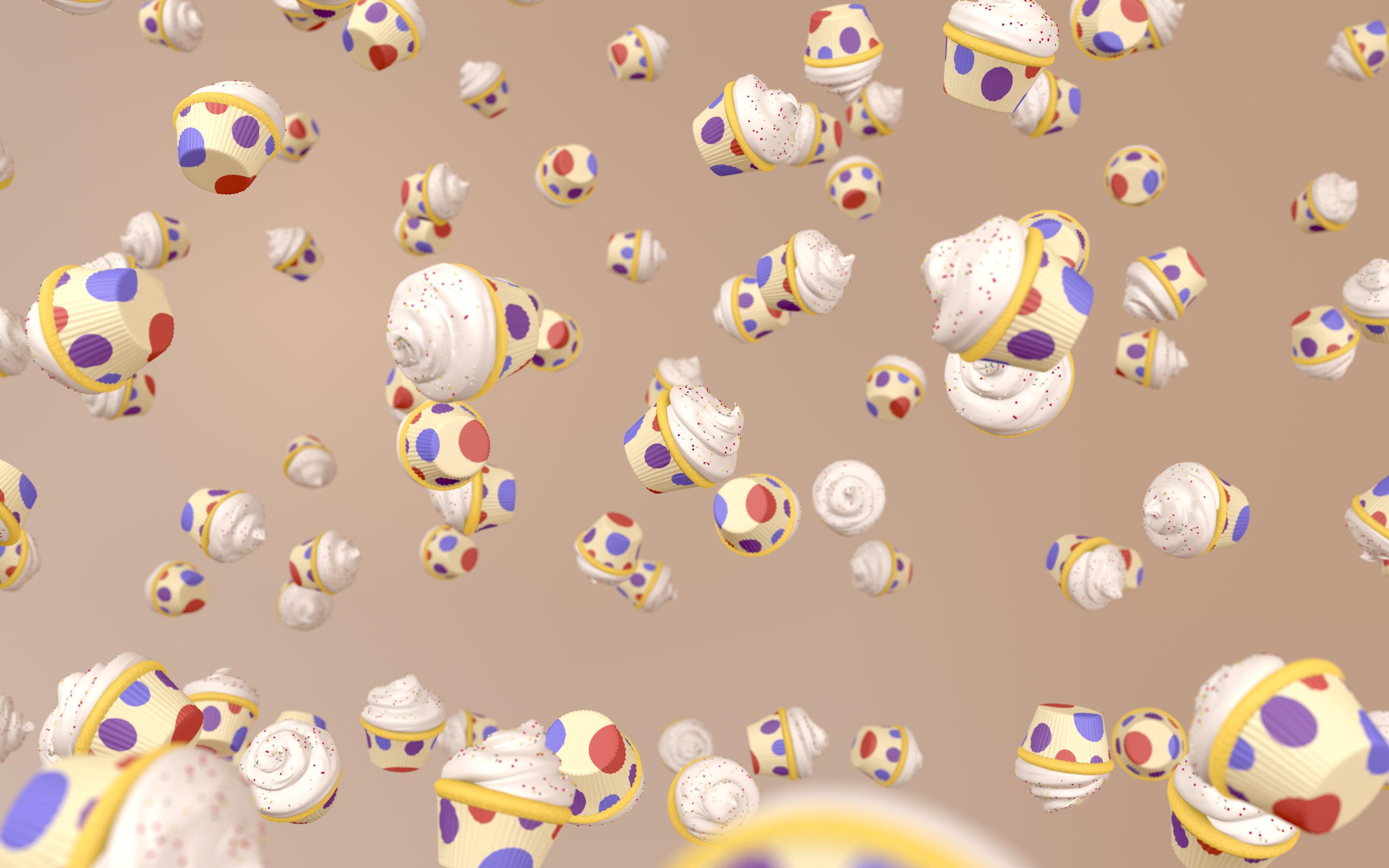 2880x1800 Cupcakes Wallpaper