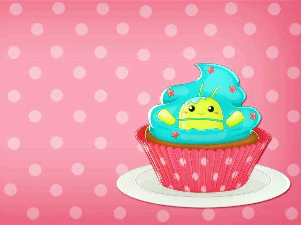 1024x768 Kawaii Cupcake Wallpaper By