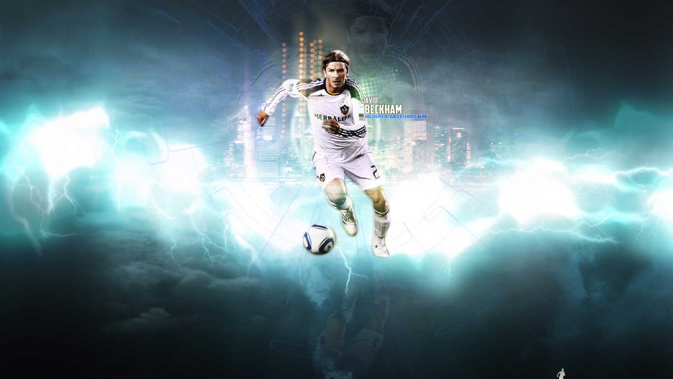 1365x768 David Beckham Wallpaper HD, LA Galaxy .