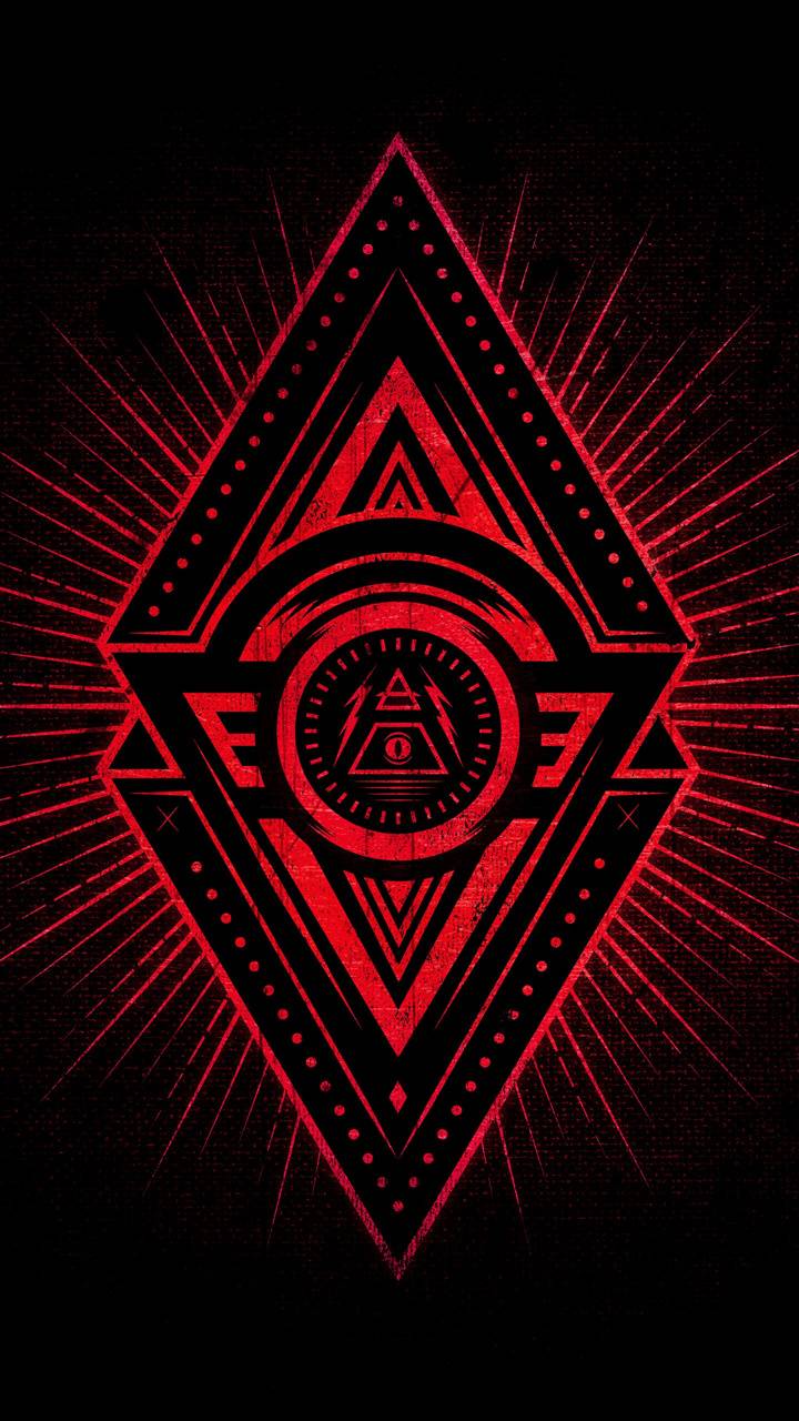 720x1280 Black Red Illuminati wallpaper by .