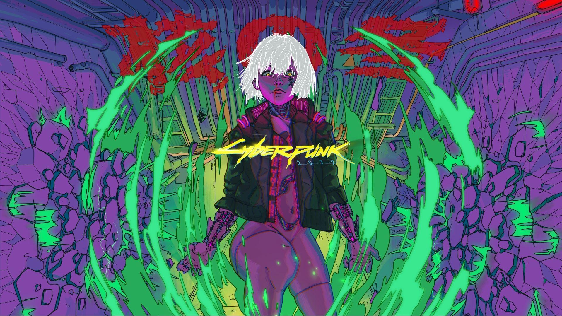 1919x1079 Cyberpunk Girl 2077 live .