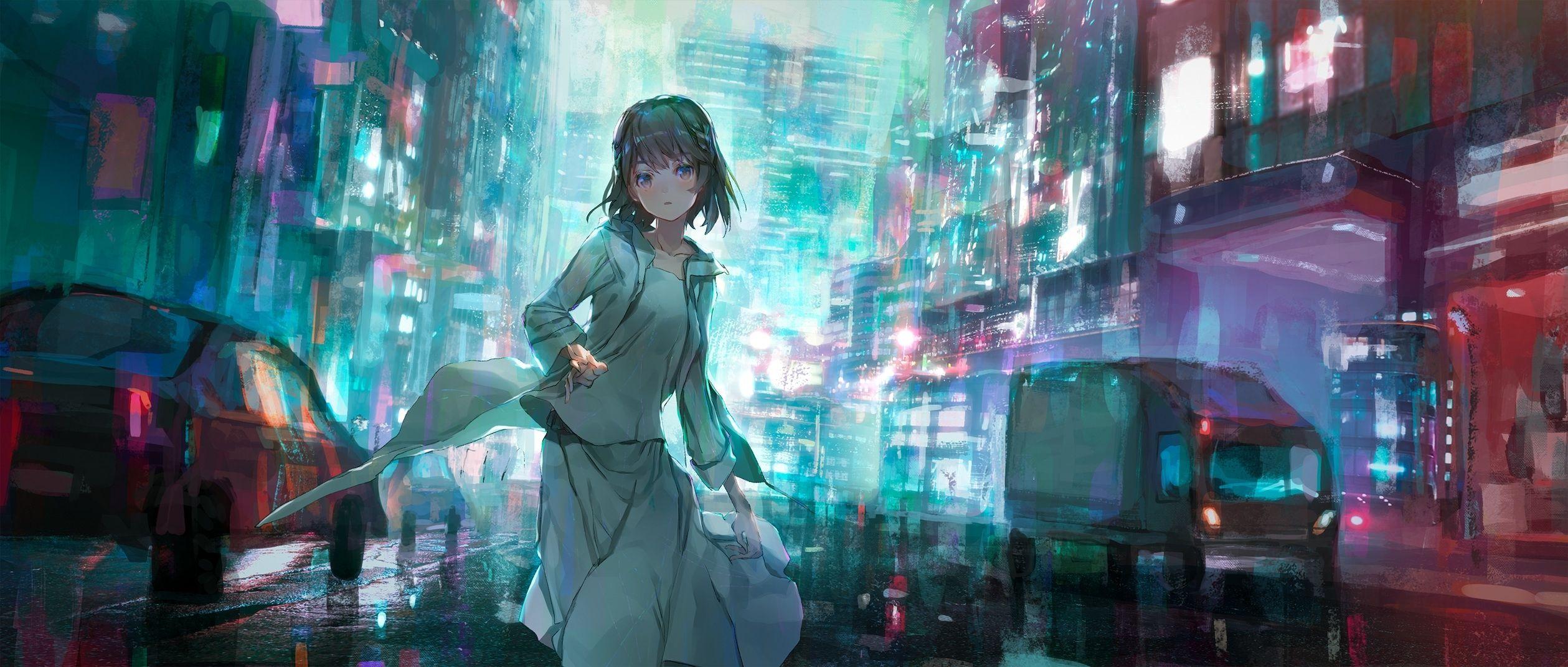 2518x1071 Download 2518x1071 Anime Futuristic .