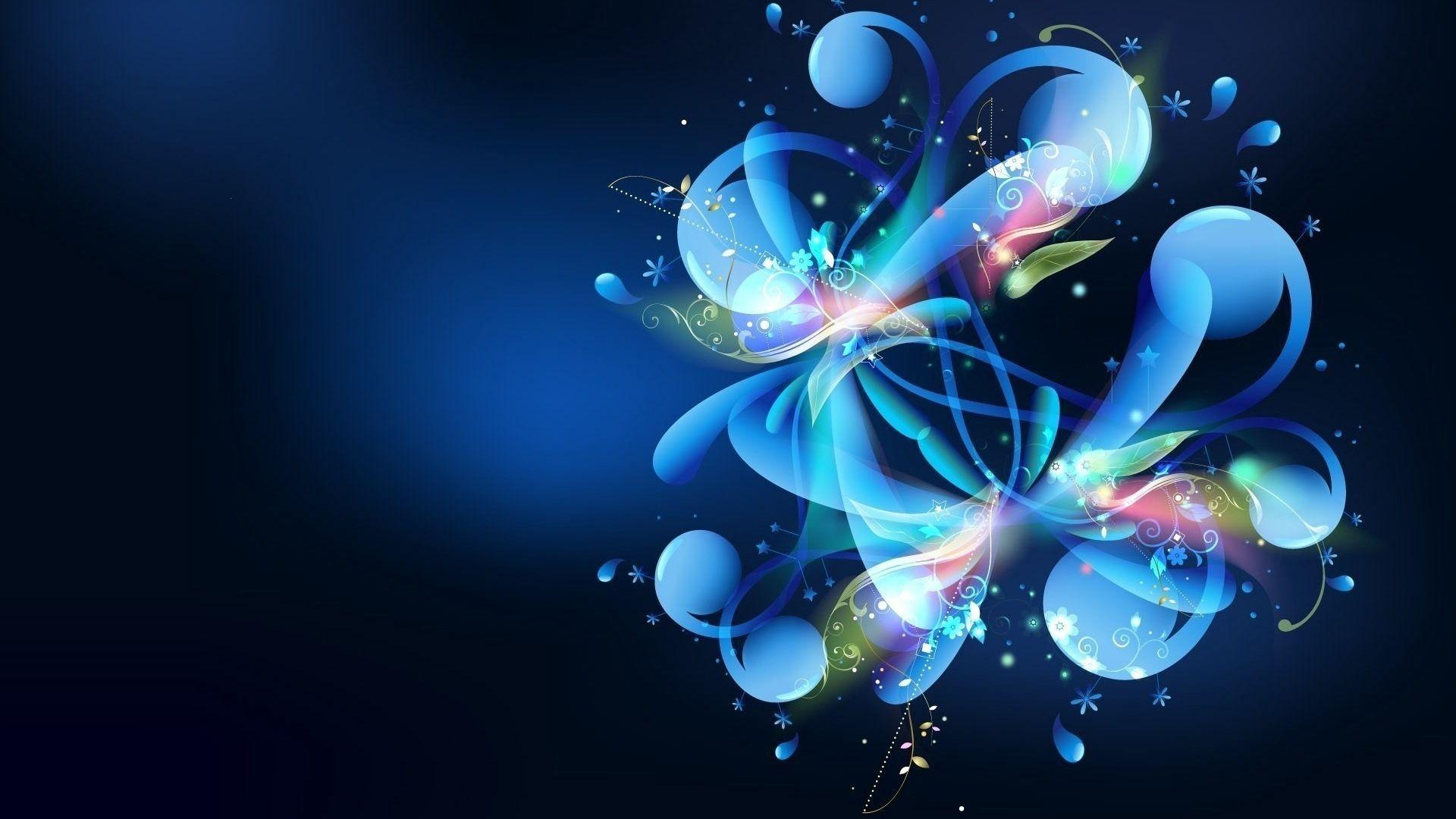 1920x1080 Neon Flowers Wallpaperwallpaper.dog