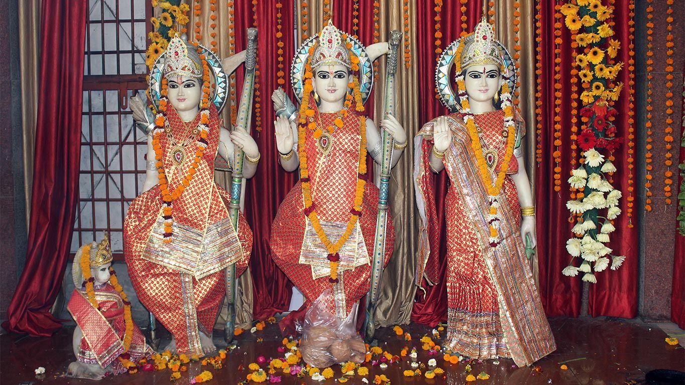 1366x768 Ram Laxman Sita Hanuman Image HD .