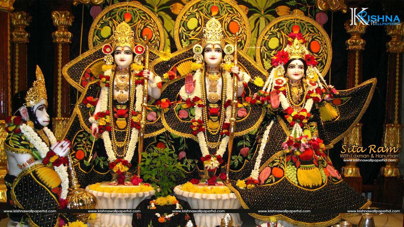 1366x768 God Ram And Sita Maa HD .