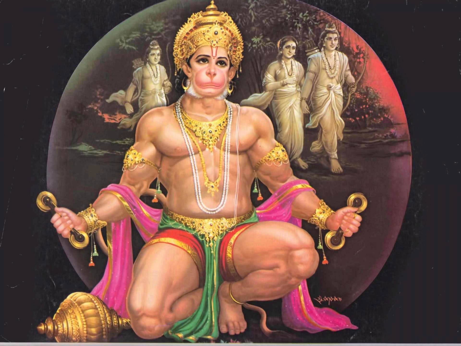 1920x1440 Ram Sita Hanuman Wallpaper .