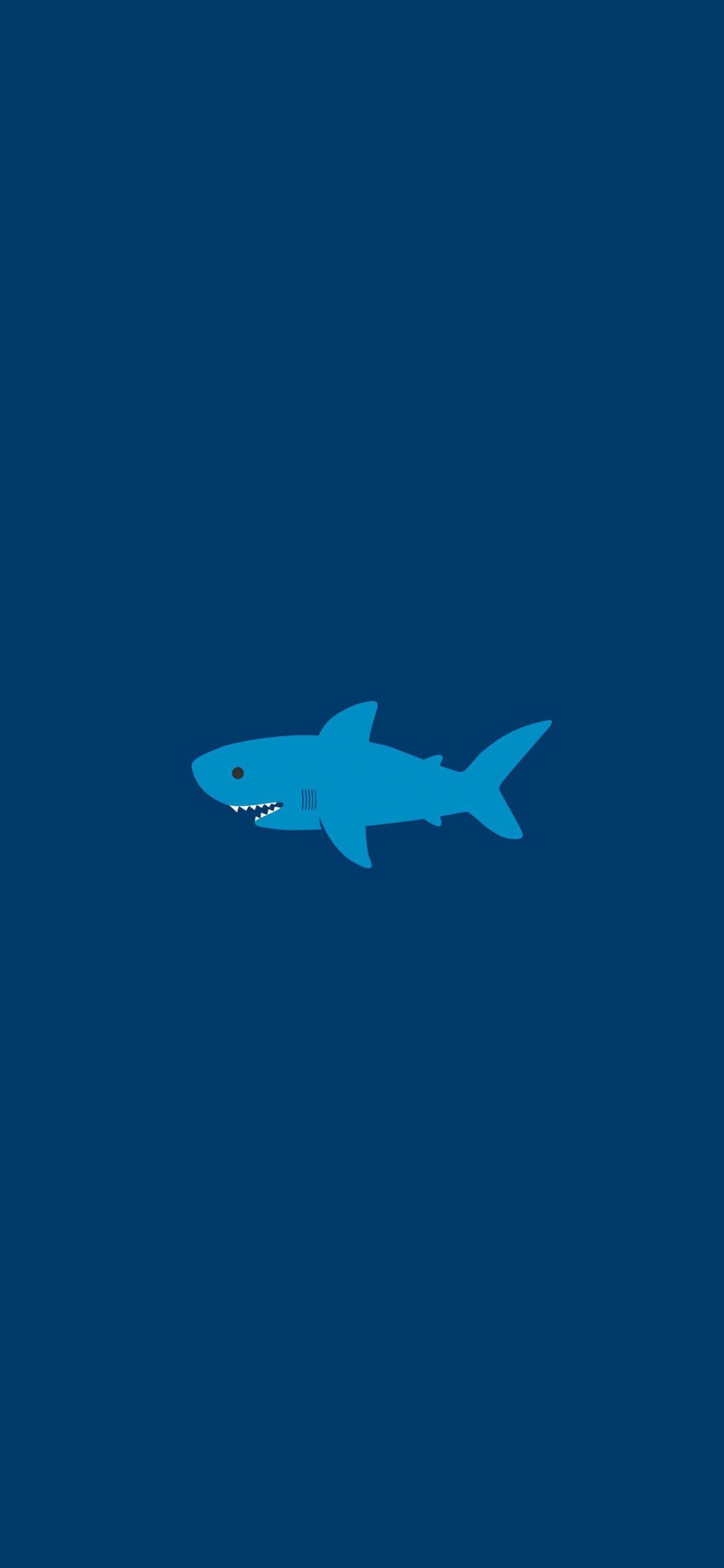 1125x2436 Little Small Cute Shark