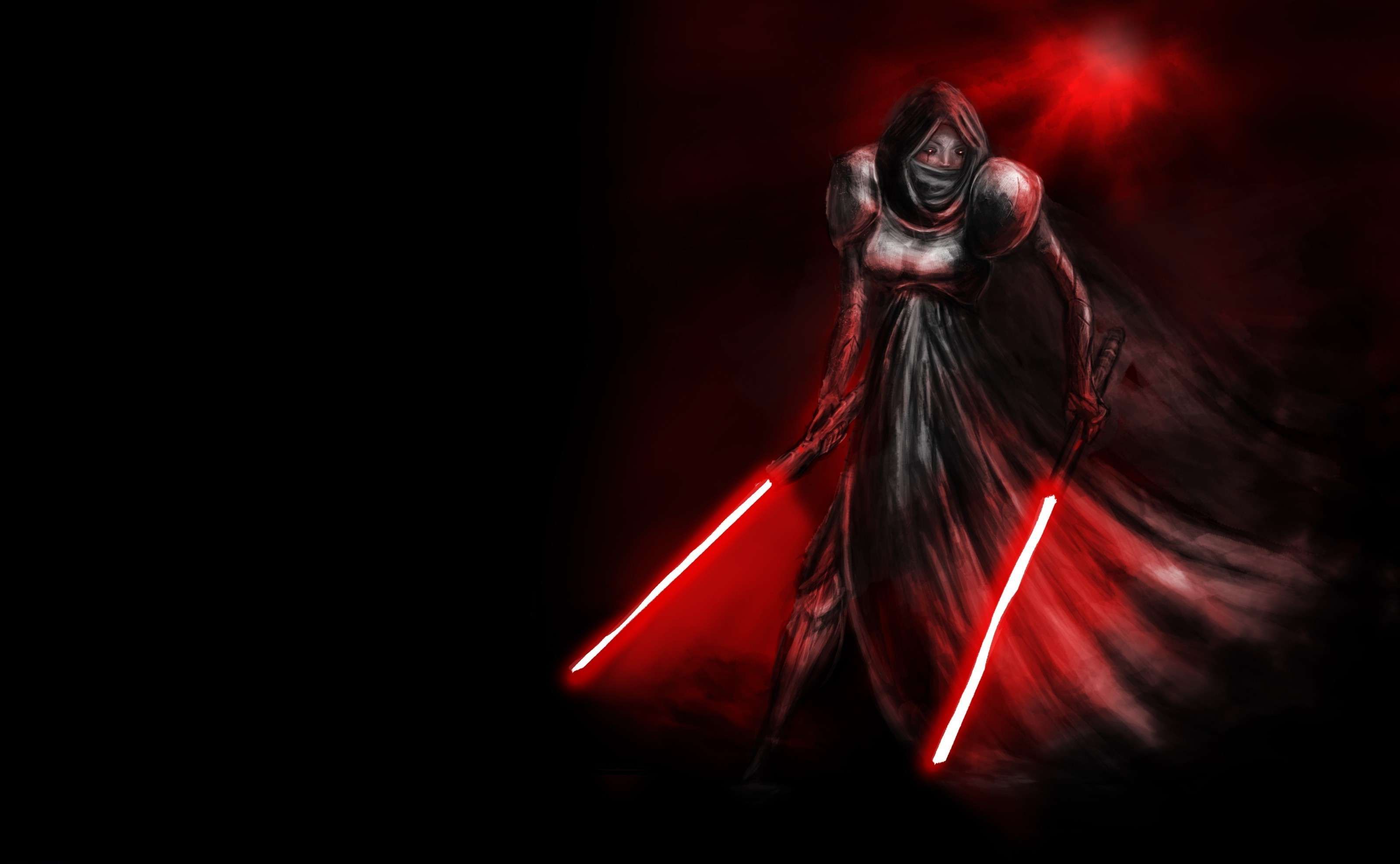 3200x1975 Star Wars Red Lightsaber