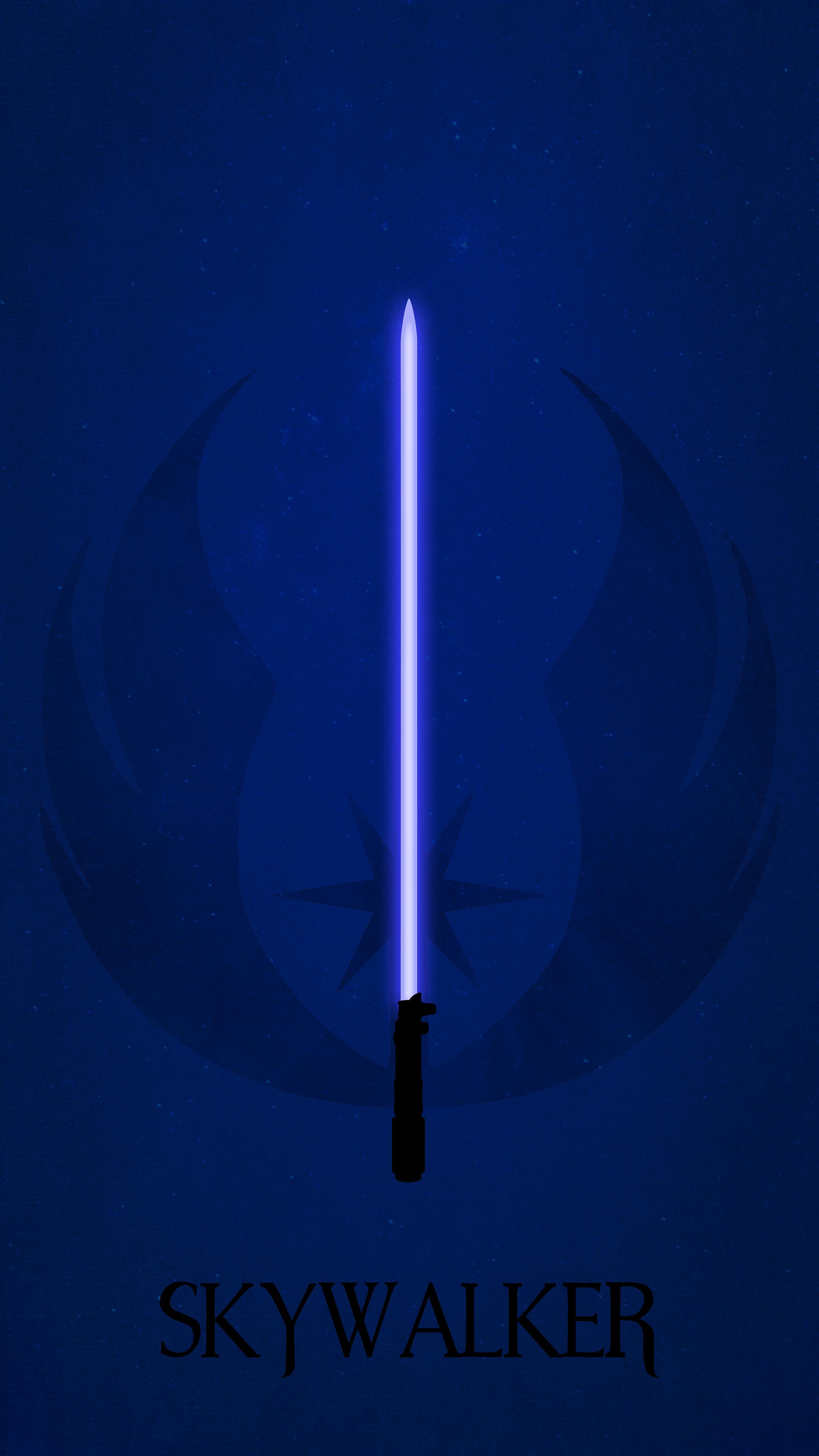 2880x5120 Star Wars Phone Wallpaper Lightsaber