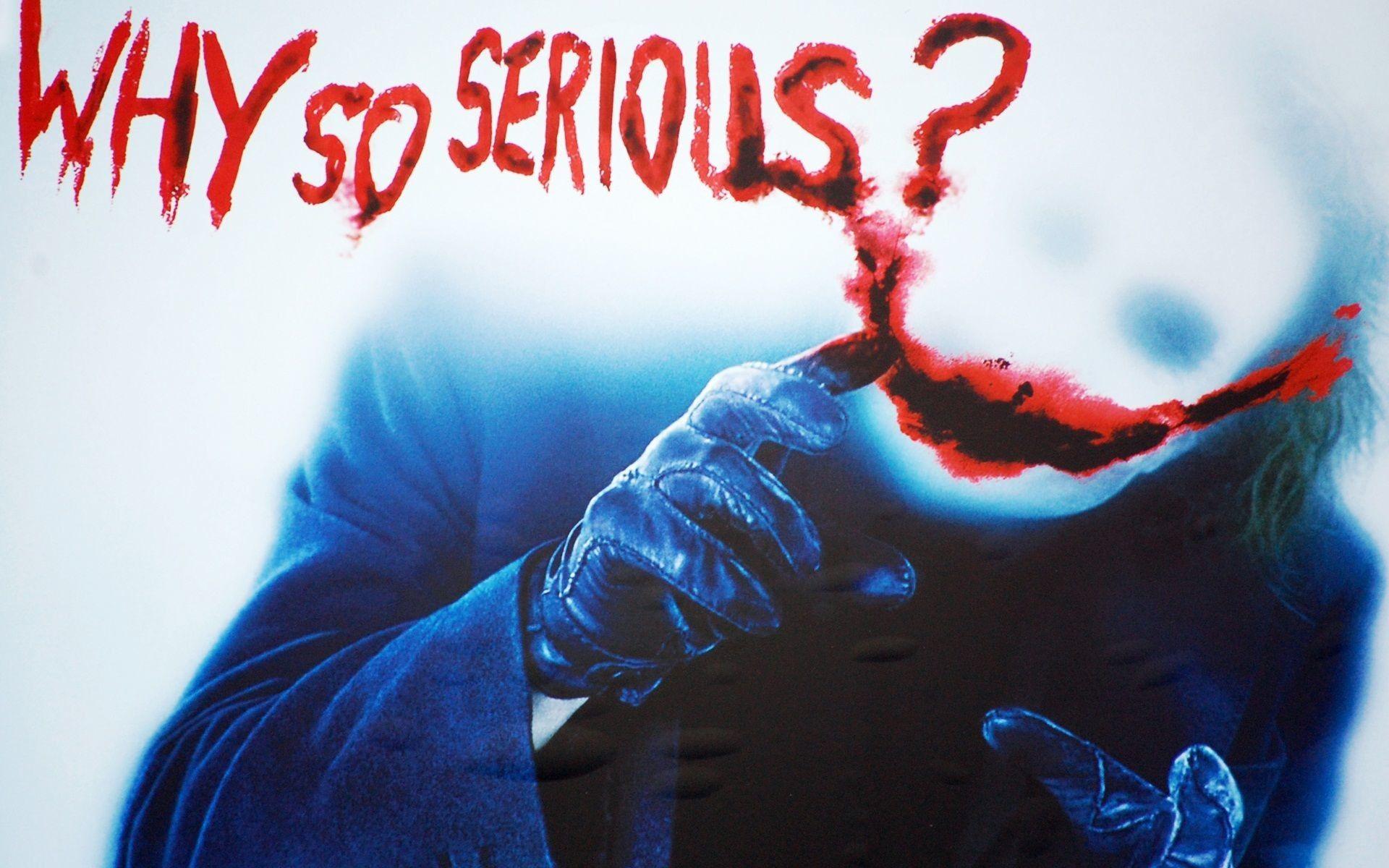 Joker Why So Serious Wallpapers HD 1080p  Wallpaper Cave