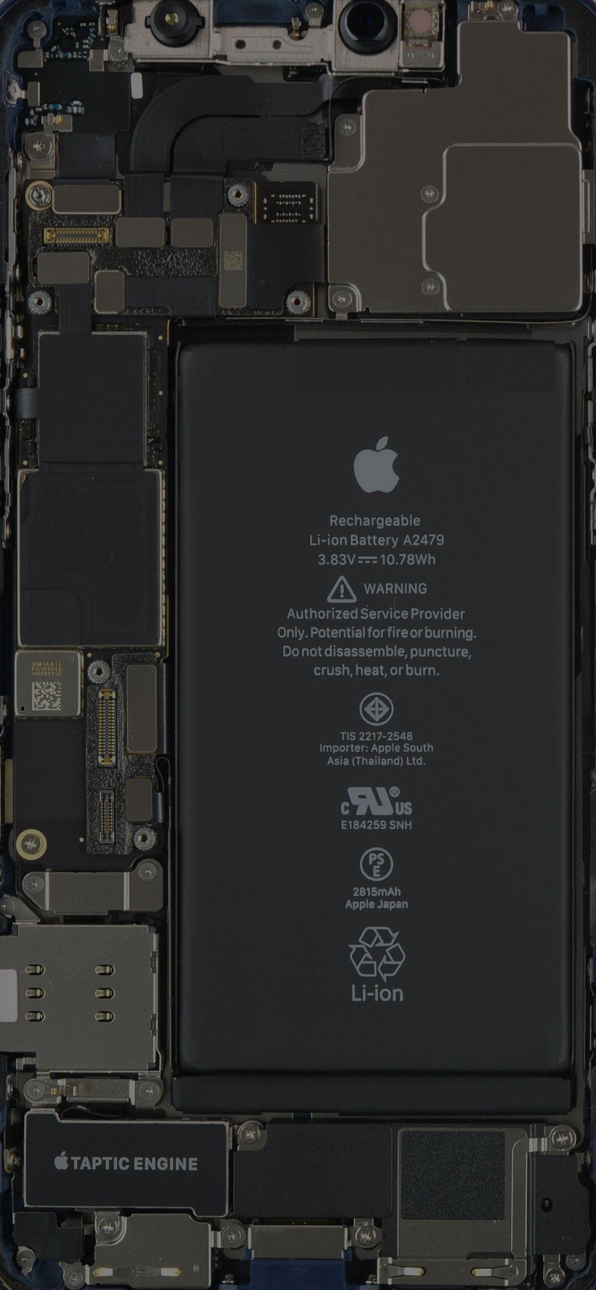 1170x2532 Teardown Wallpaper: iPhone 12 and iPhone 12 Pro Internals