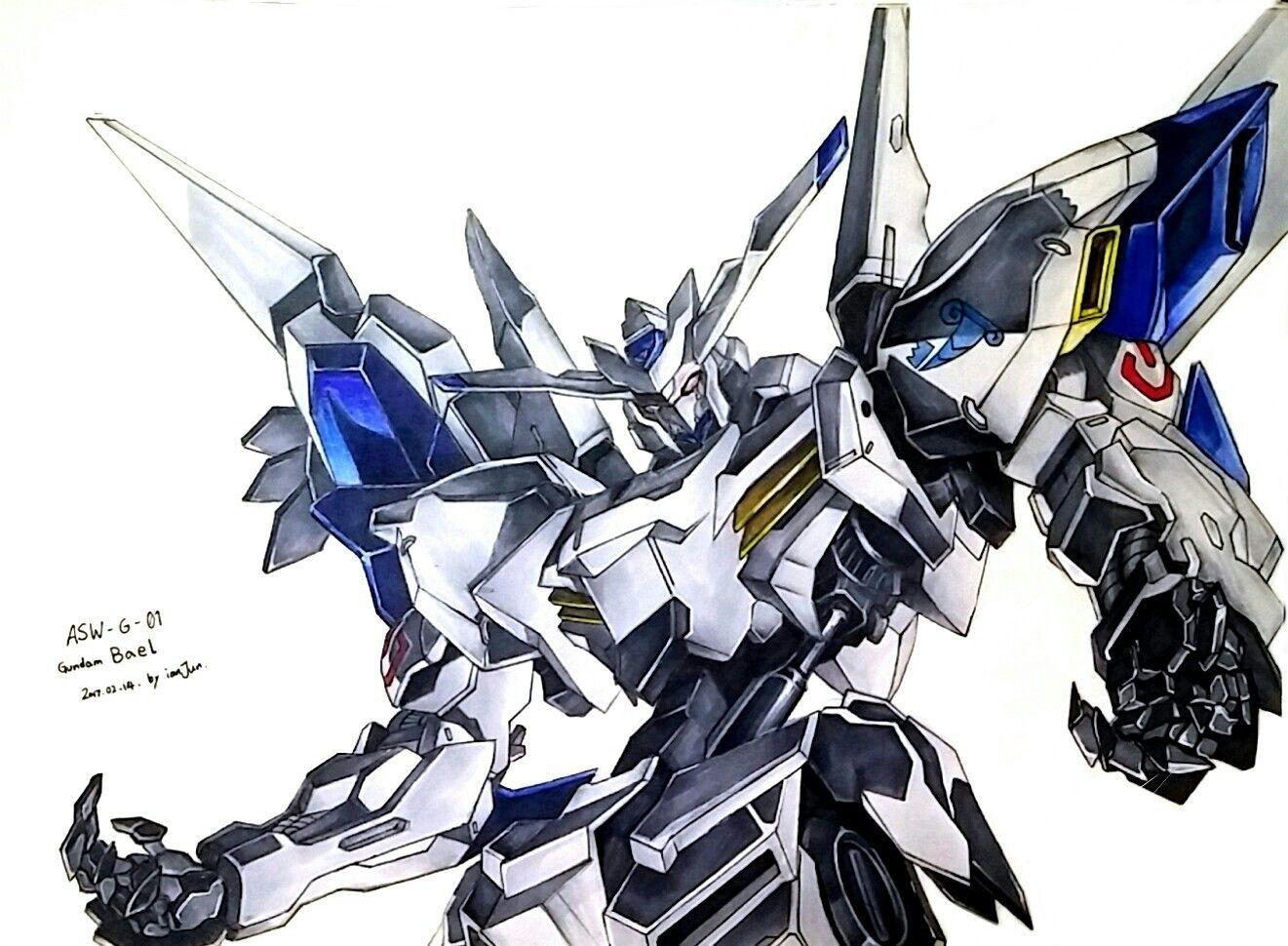 1321x970 Gundam Iron Blooded Orphans Baelgundamironblooded.