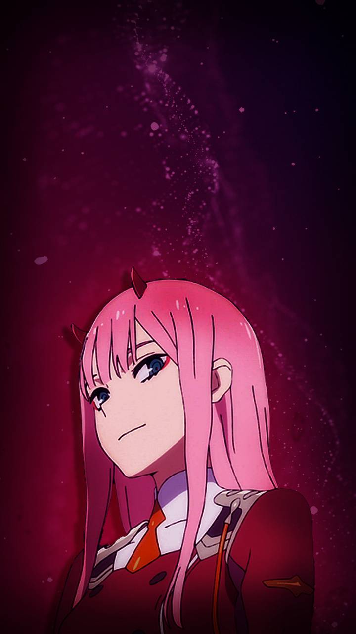 720x1280 Zero Two Anime Girl wallpaper by .