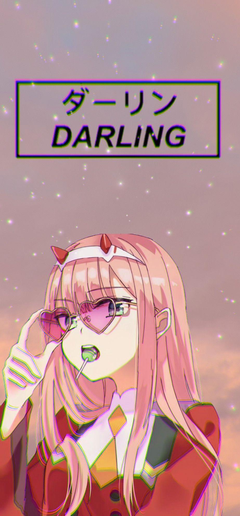923x1982 Lock Screen Anime Zero Two