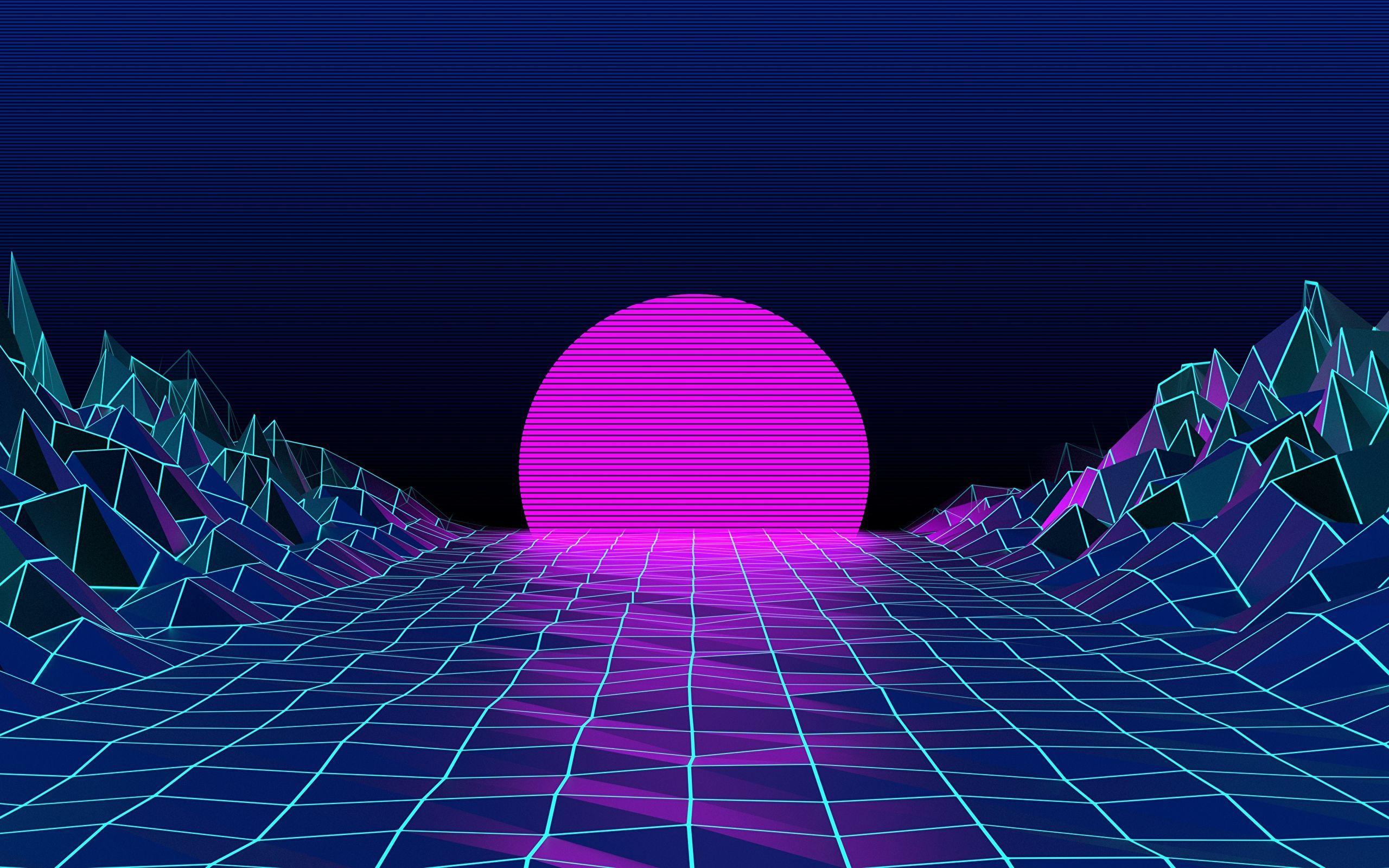 2560x1600 Purple Retro Ps4 Wallpaper