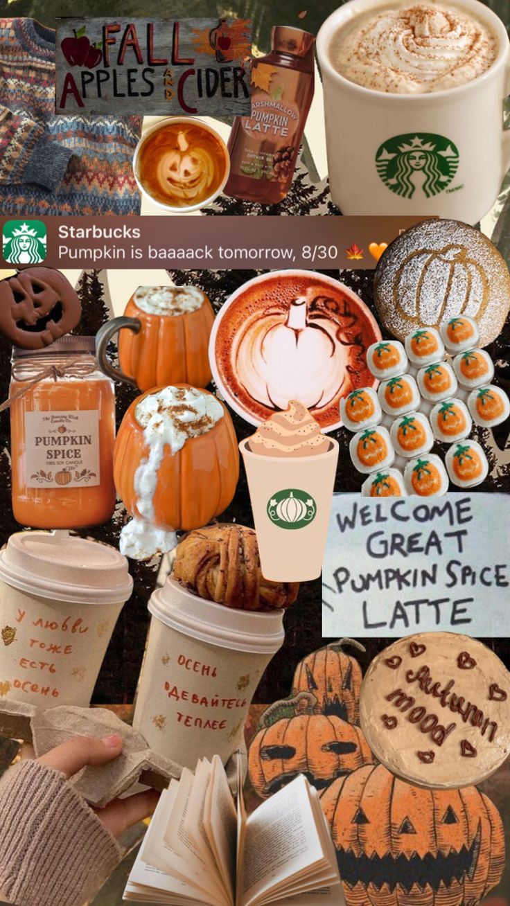 736x1308 Get Ready for Pumpkin Spice Season!. Pumpkin spice latte theme, Pumpkin spice season wallpaper, Fall