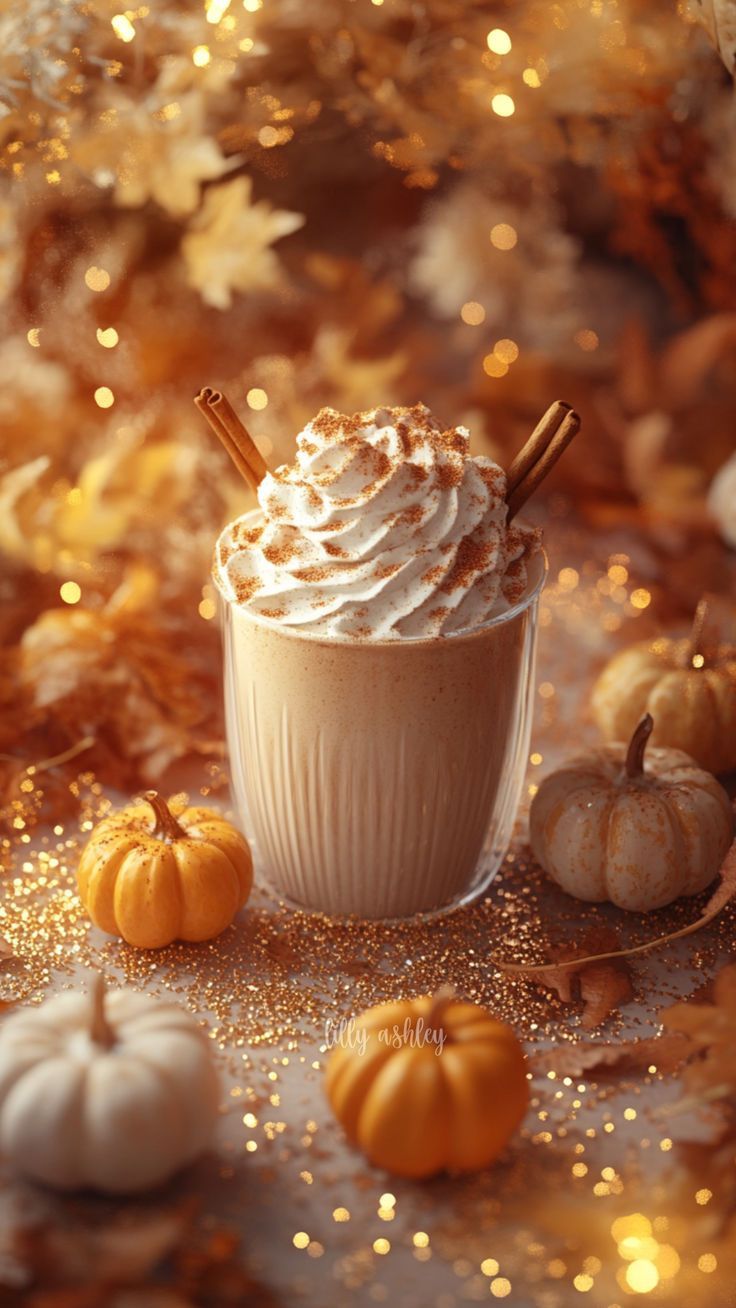 736x1308 Free Pumpkin Latte Aesthetic Phone Wallpaper