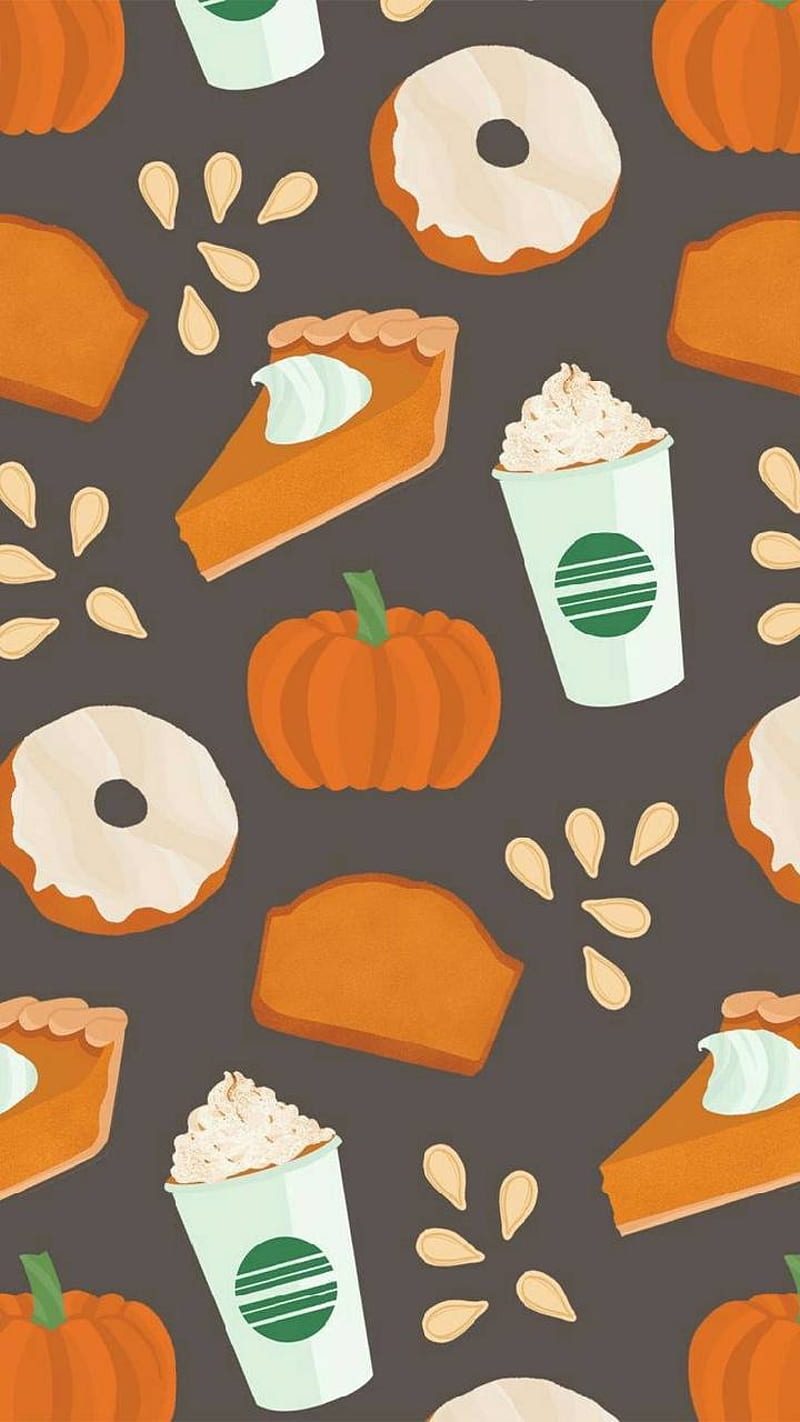 800x1422 Pumpkin Spice, coffee, HD phone wallpaper