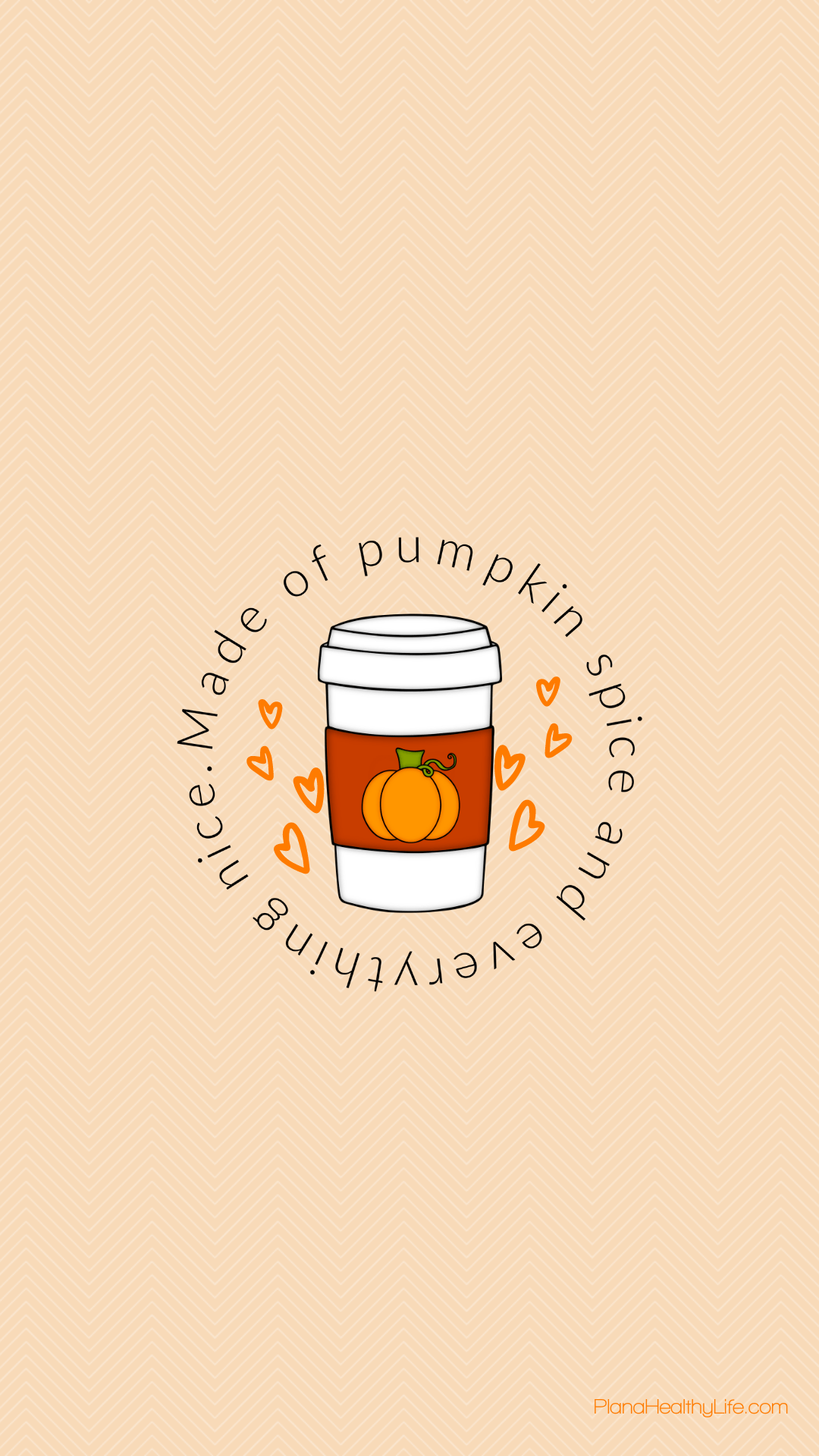 1080x1920 Pumpkin Spice Latte Wallpaper