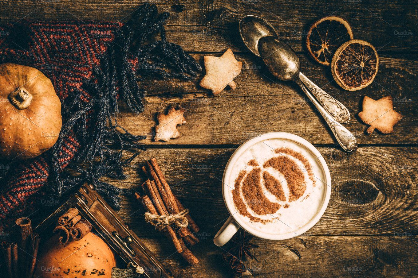 1360x906 Pumpkin Spice Latte Wallpaper