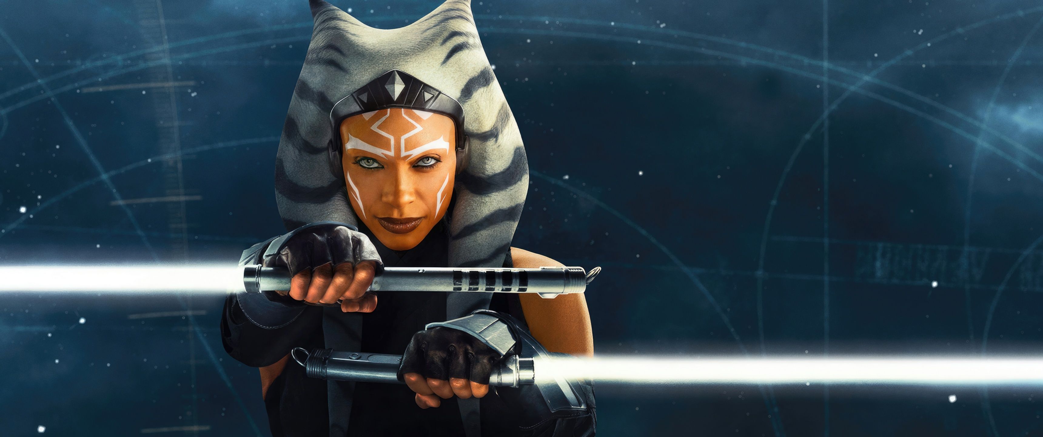 3440x1440 Rosario Dawson as Ahsoka Tano Ultrawide 4K Wallpaper