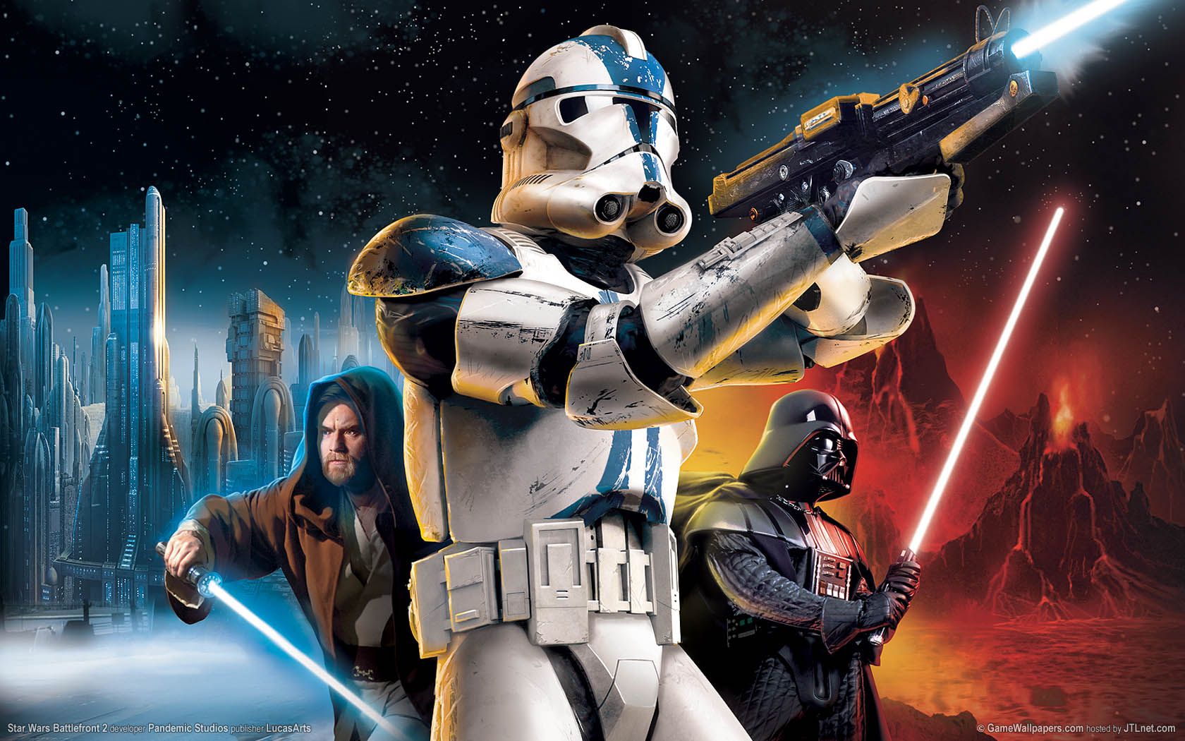 1680x1050 Star Wars Battlefront 2 wallpaper 02 1680x1050