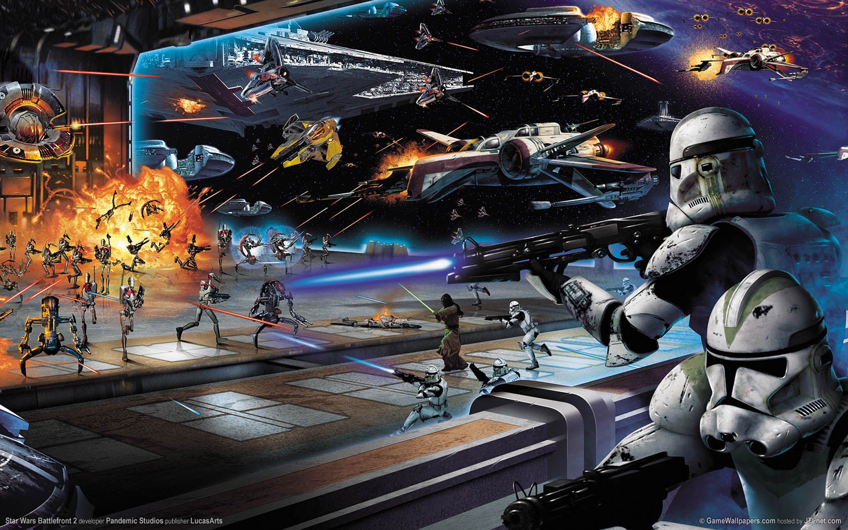 1680x1050 Star Wars Battlefront 2 wallpaper 01 1680x1050
