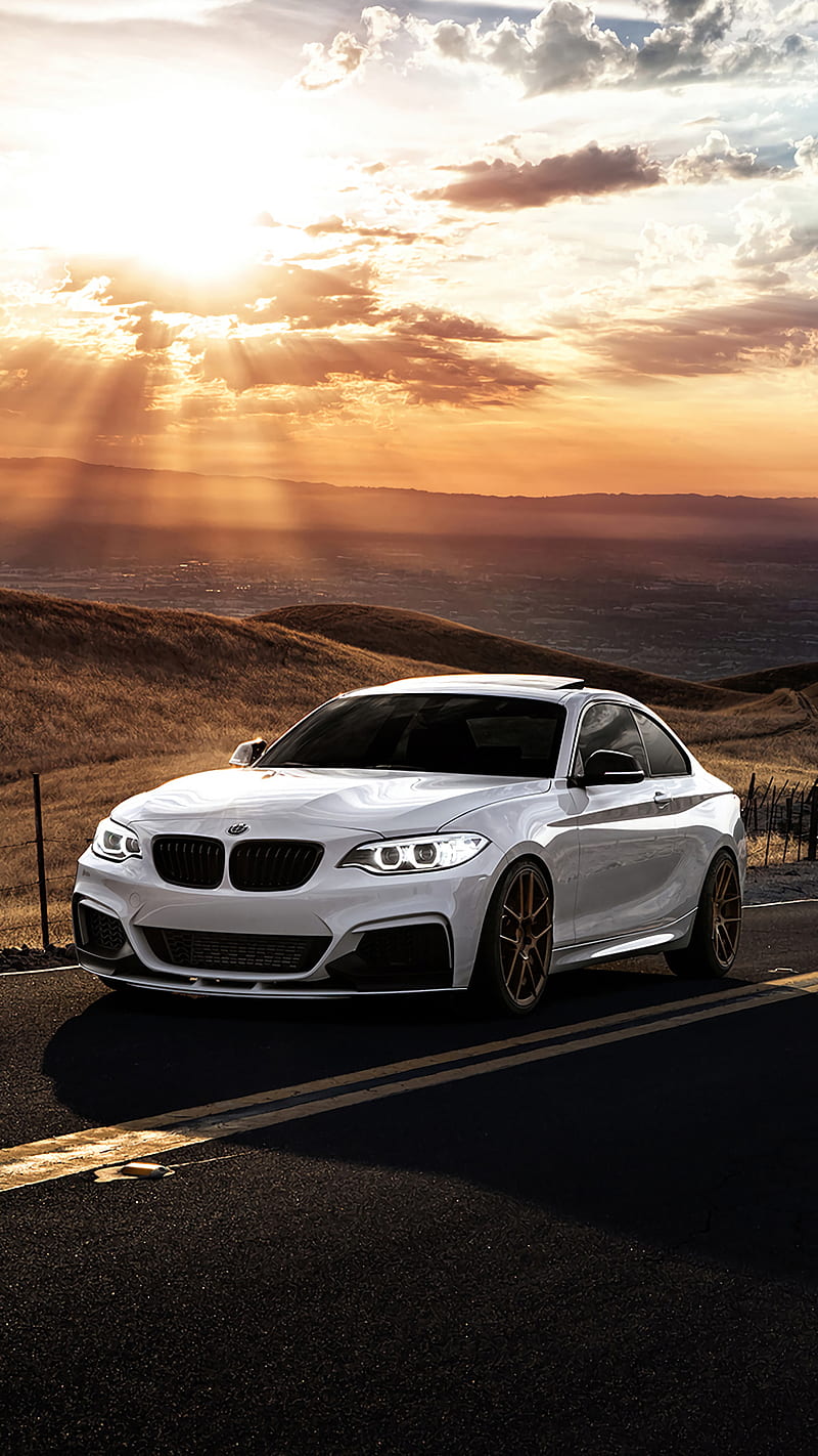800x1422 BMW M235i 2 series, car, coupe m sport, vehicle, HD phone wallpaper