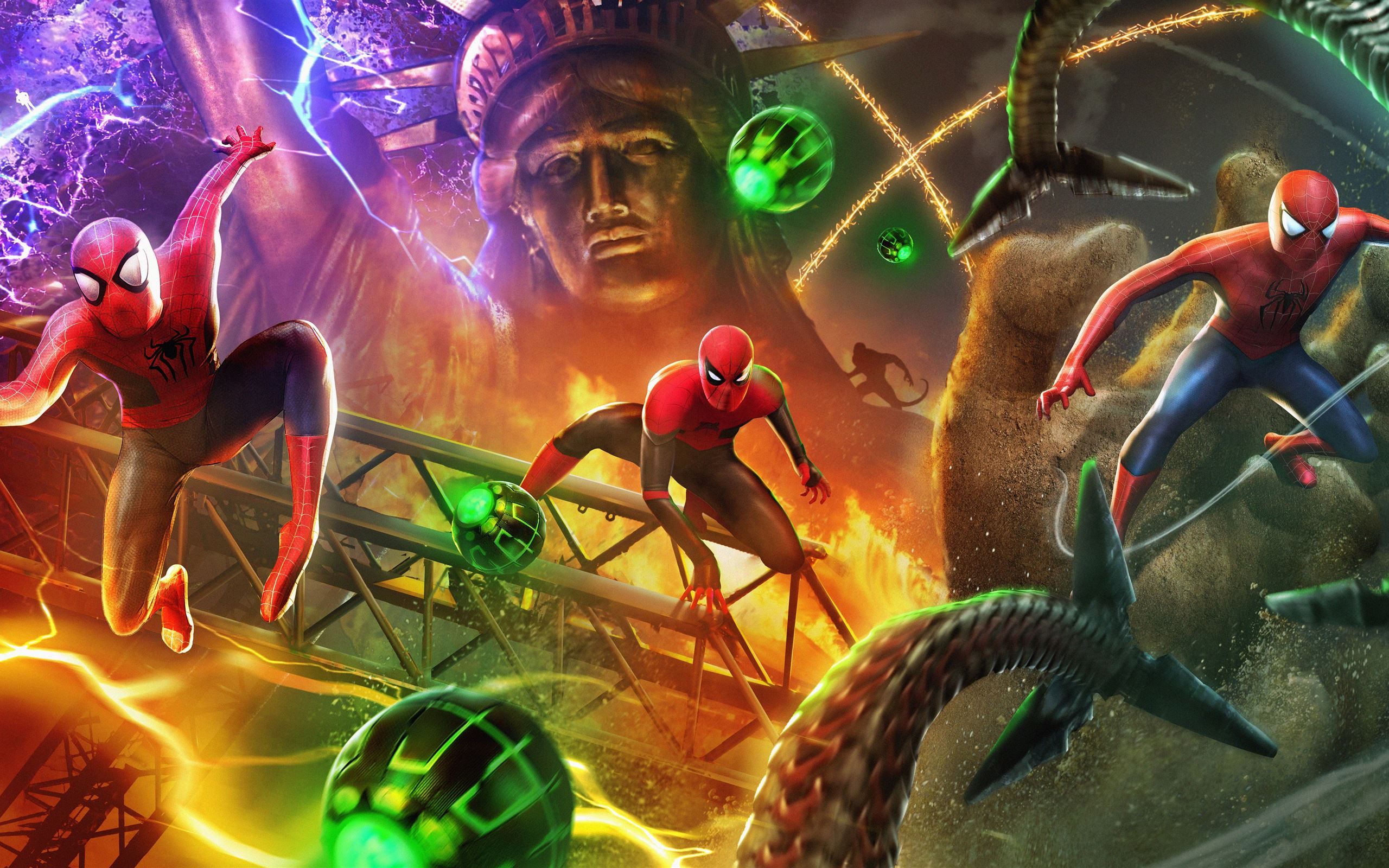 2560x1600 spider man no way home 2022 8k MacBook Pro Wallpaper Download