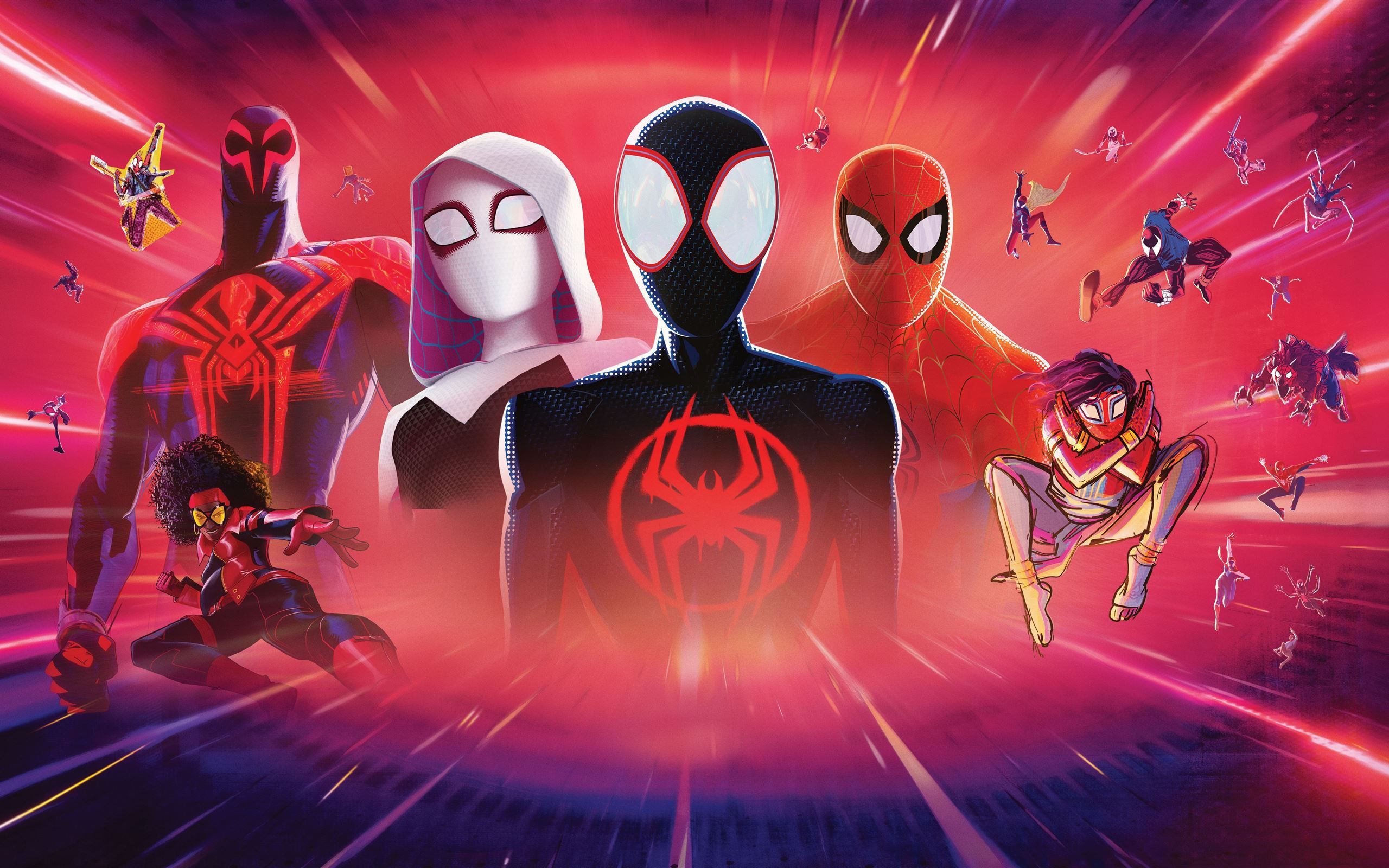 2560x1600 spider man across the spider verse 12k MacBook Pro Wallpaper Download