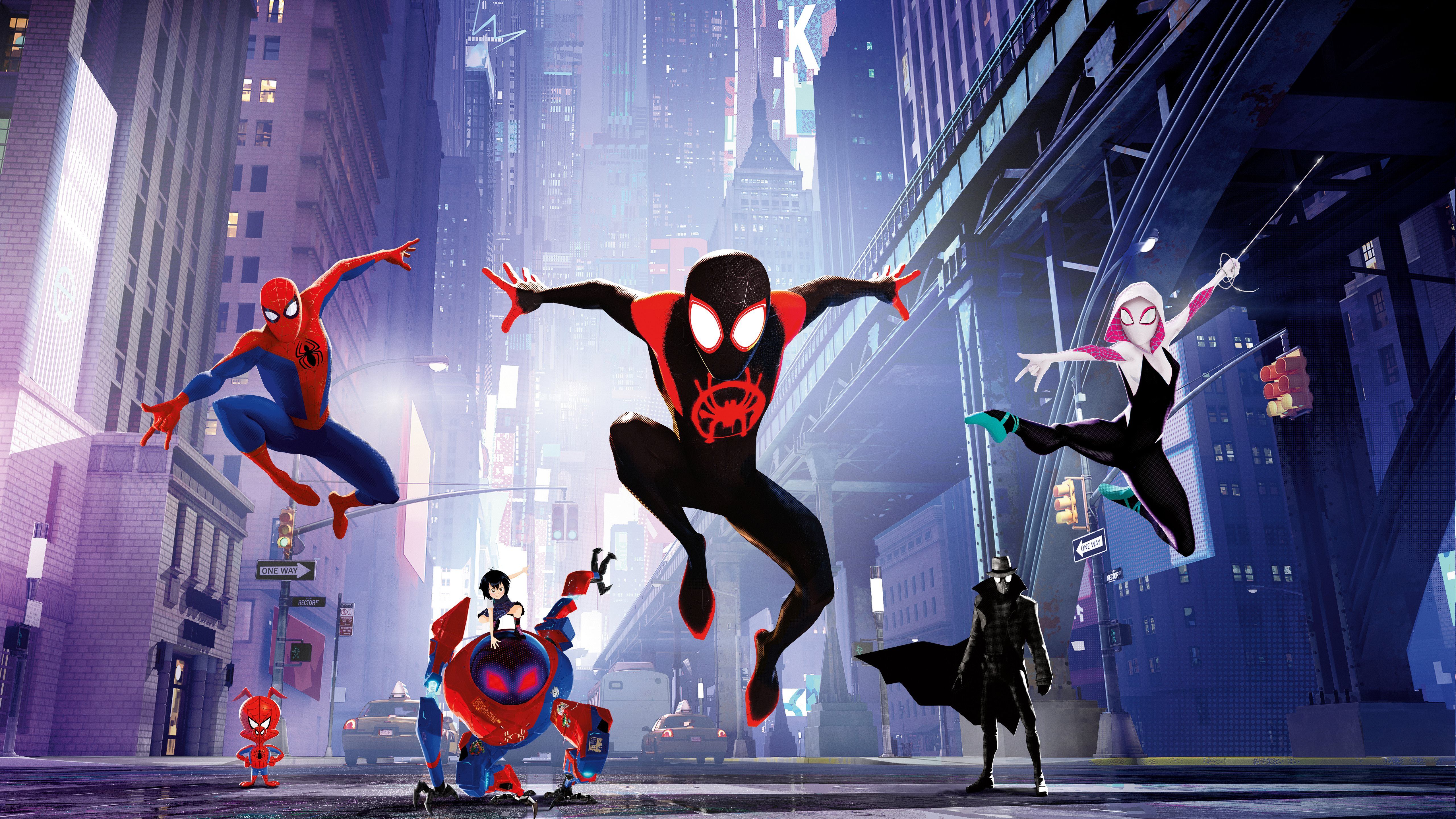 5120x2880 spiderman into the spiderverse 15k MacBook Air Wallpaper Download