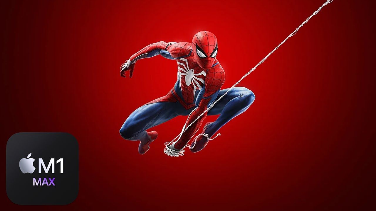 1280x720 Spider Man Remastered On Mac! (M1 Max GB RAM) (Apple Game Porting Toolkit)