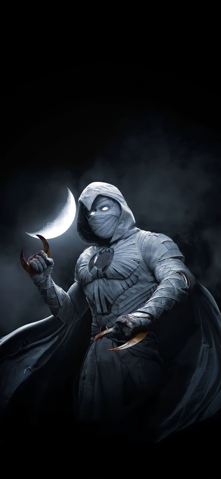 736x1595 Moon Knight: A Marvelous Fantasy Movie. Moon knight wallpaper iphone, Marvel moon knight wallpaper, Moon