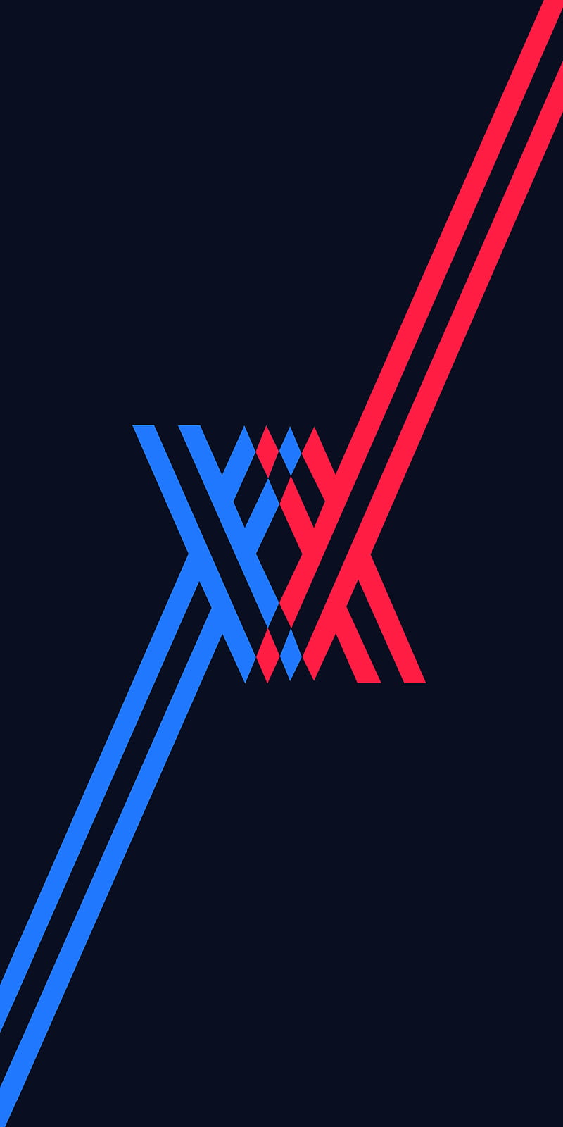 800x1600 HD franxx logo wallpaper