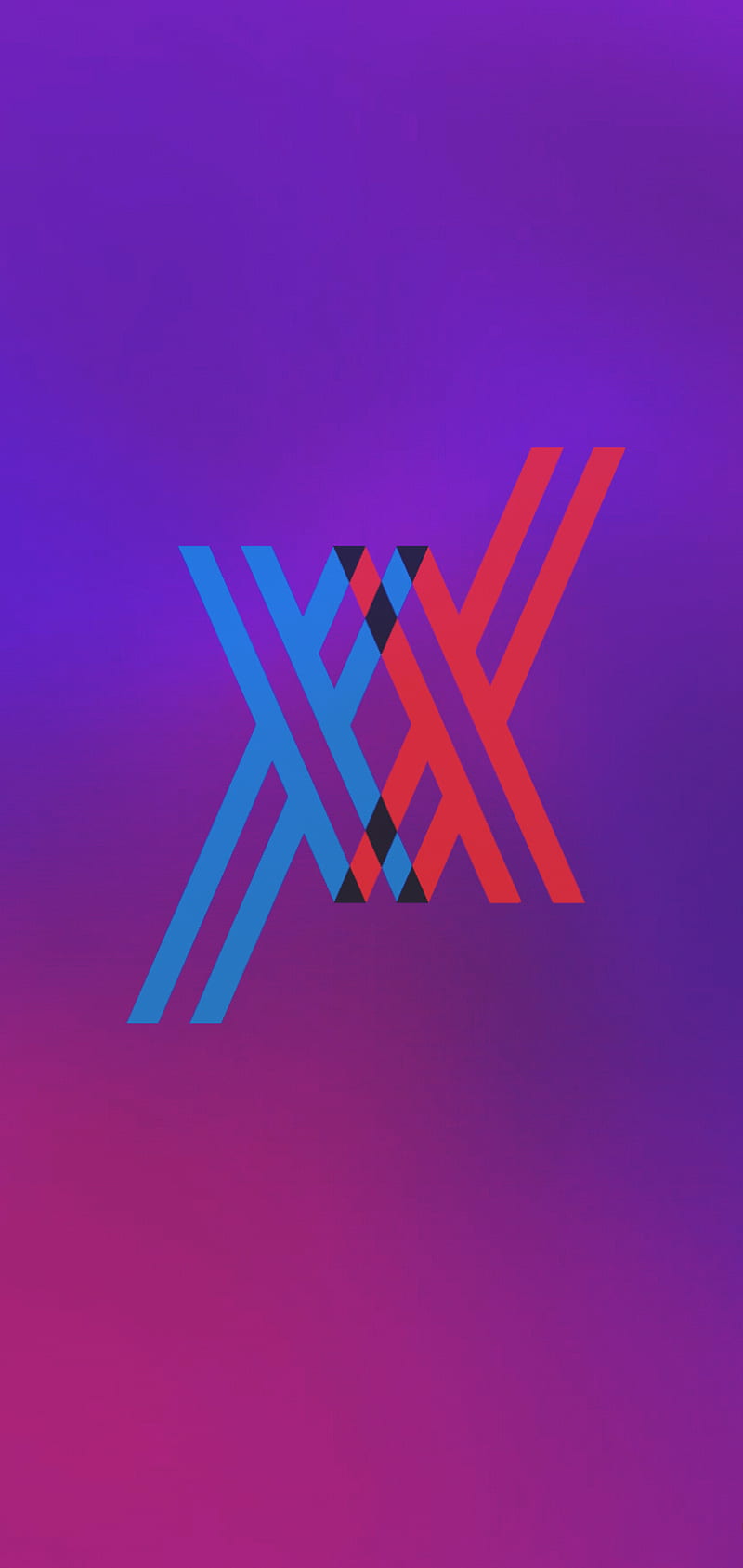 800x1689 Ditf logo, darling, darling in the franxx, zerotwo, HD phone wallpaper