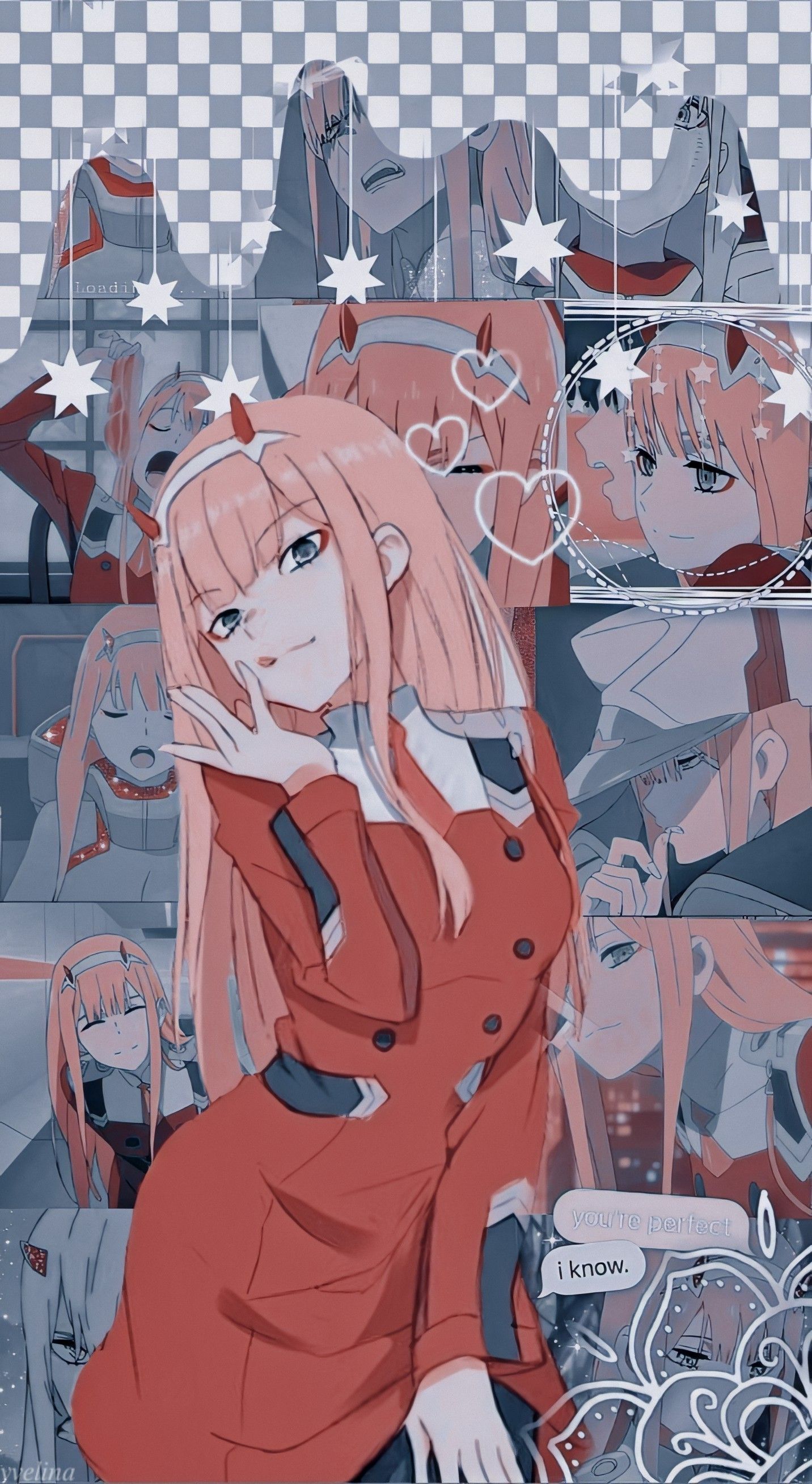1432x2616 Ditf ideas wallpaper aesthetic, darling in the franxx wallpaper aesthetic, zero two aesthetic wallpaper