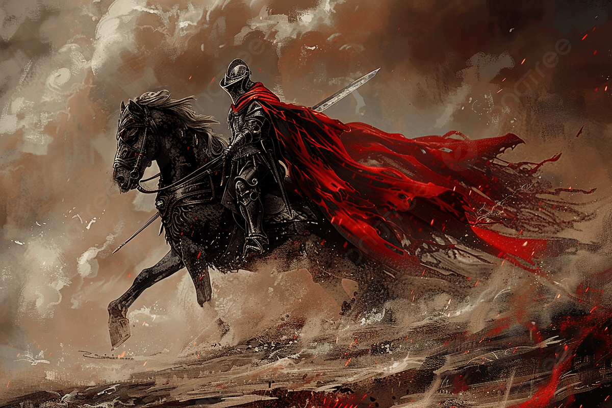1200x800 Ashura Illustration Of Medieval Knight Riding A Horse With Sword In His Hand, Ashura, Celebration, Background Background Image And Wallpaper for Free Download