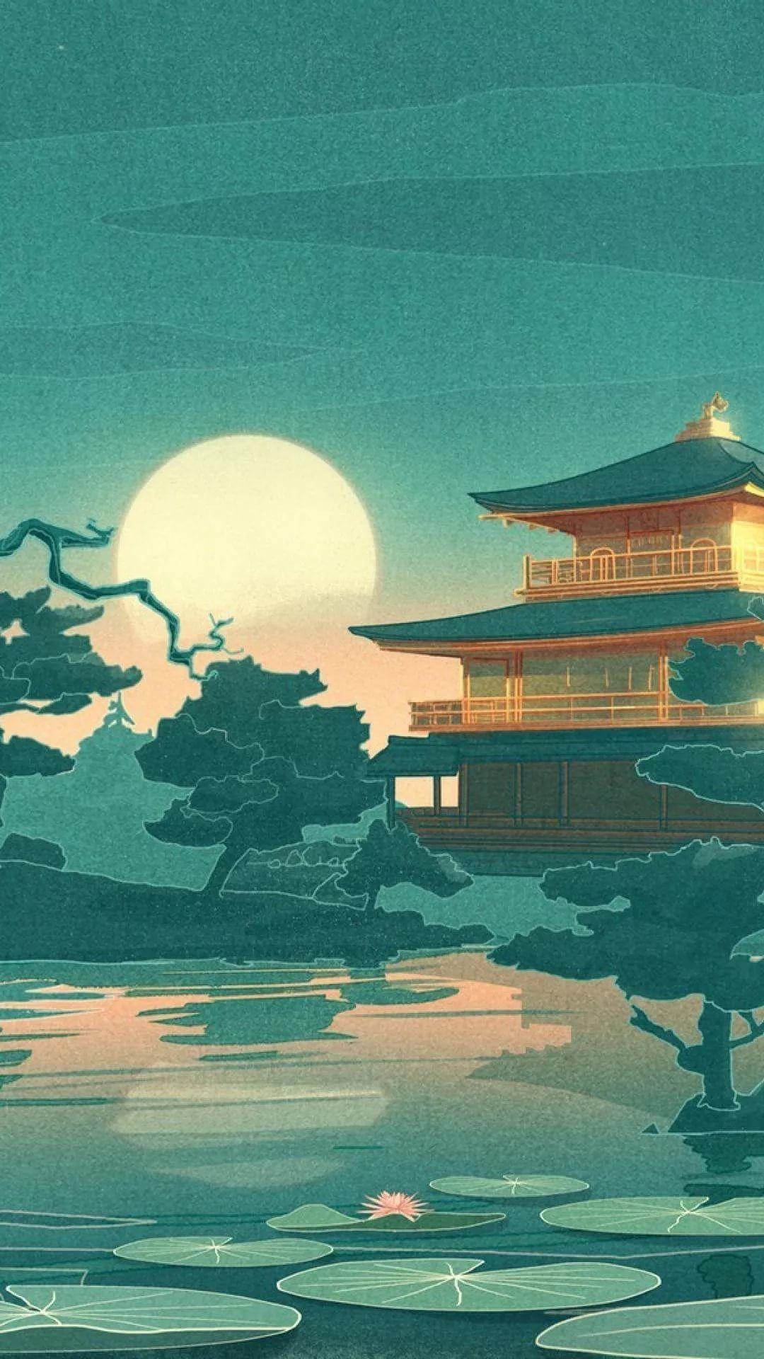 1080x1920 Japanese Live Wallpaper iPhone X Wallpaper Japanese Art