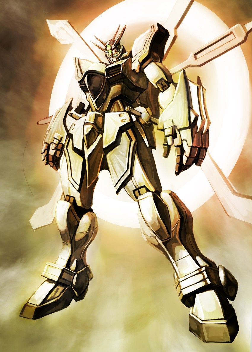 850x1190 God Gundam Hyper Mode Poster Wallpaper Image
