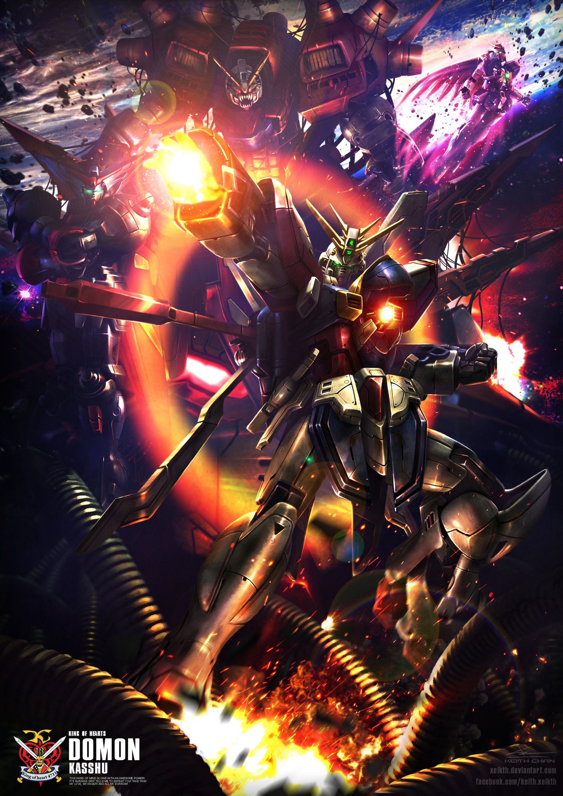 1920x2716 King of Hearts ( G Gundam )