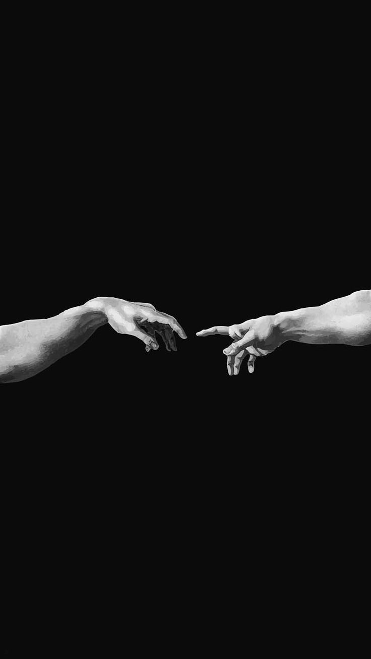 736x1308 Kai2day. Linktree. Two hands touching wallpaper 4k, God touching human hand, Phone wallpaper designer