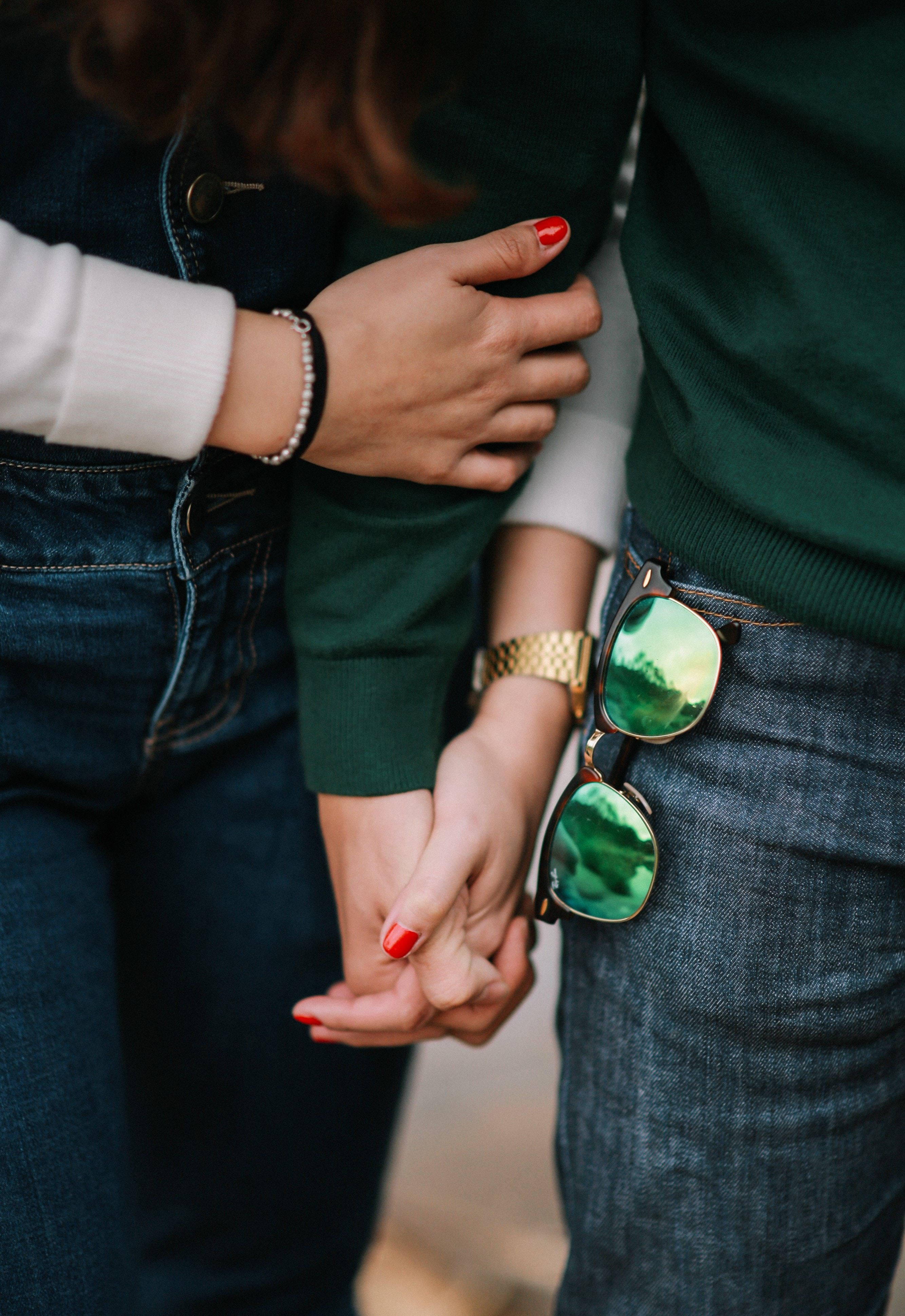 2667x3879 Phone wallpaper: Love, Touch, Couple, Hands, Touching, Pair, Tenderness, Glasses, Spectacles 59424