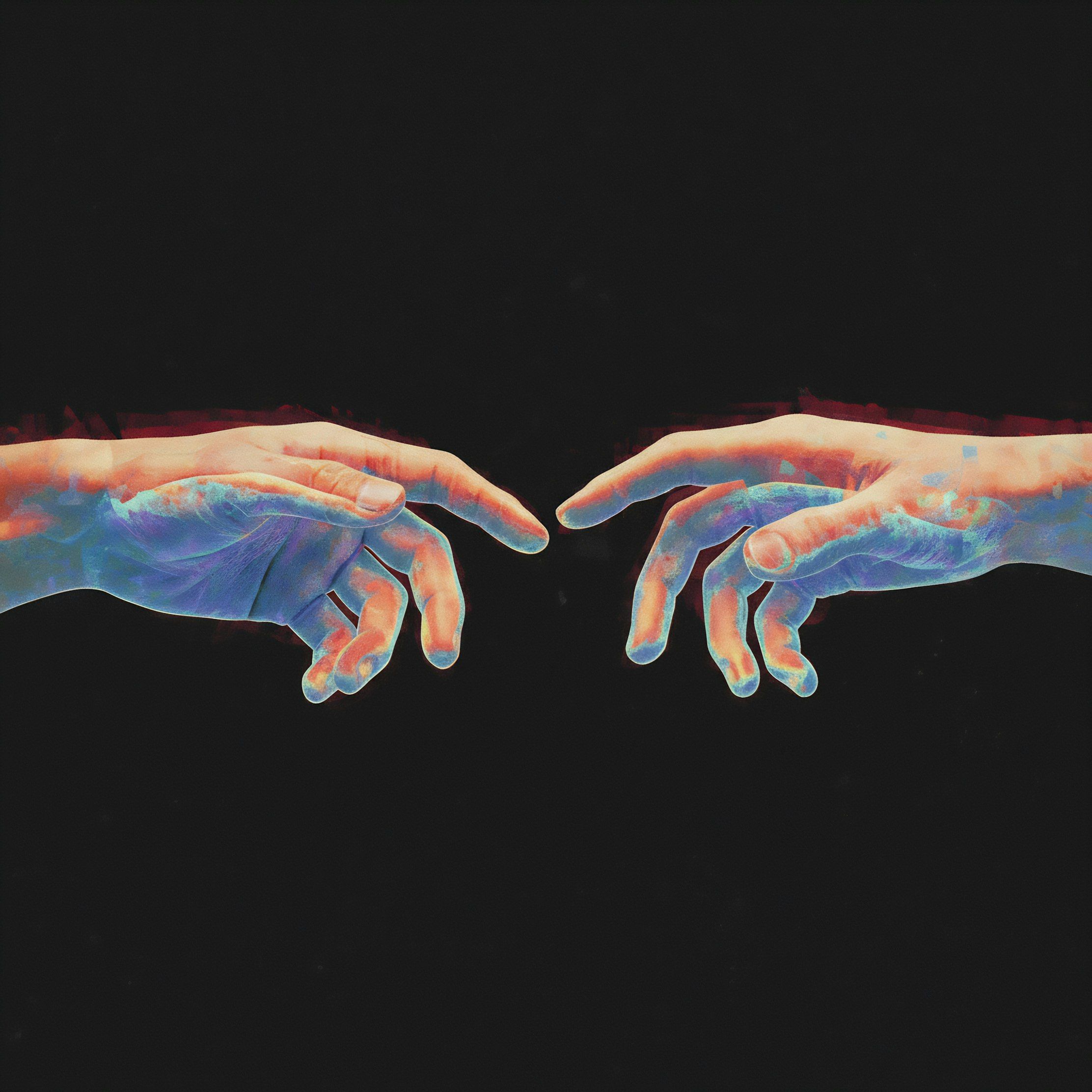 2224x2224 Two Hands Never Quite Touch