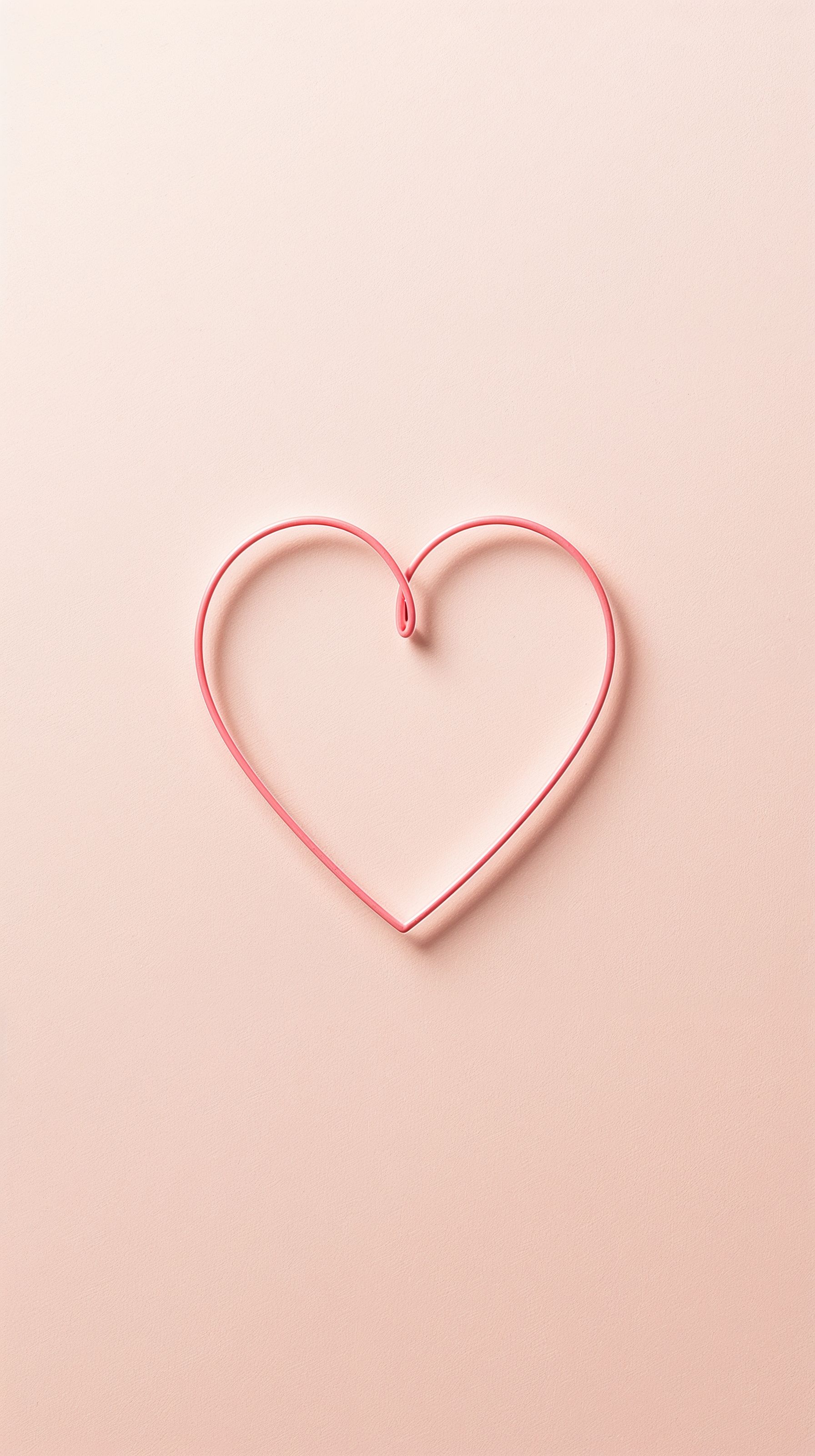1792x3200 Cute Pink Heart Aesthetic Wallpaper for Phone