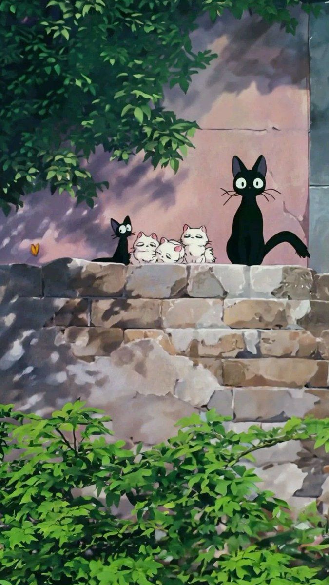 675x1200 cute Ghibli wallpaper that I found