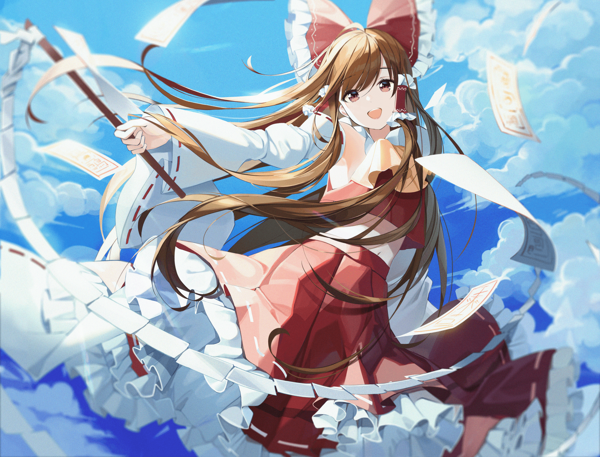 2000x1522 Hakurei Reimu. Anime Image Board