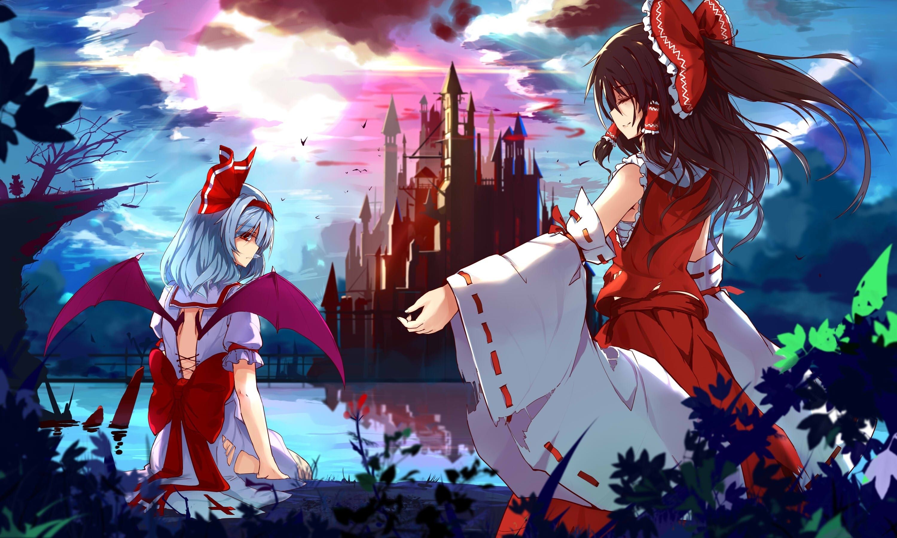 3000x1800 Touhou Project Remilia B2 Tapestry Whispering Mansion Noritamago