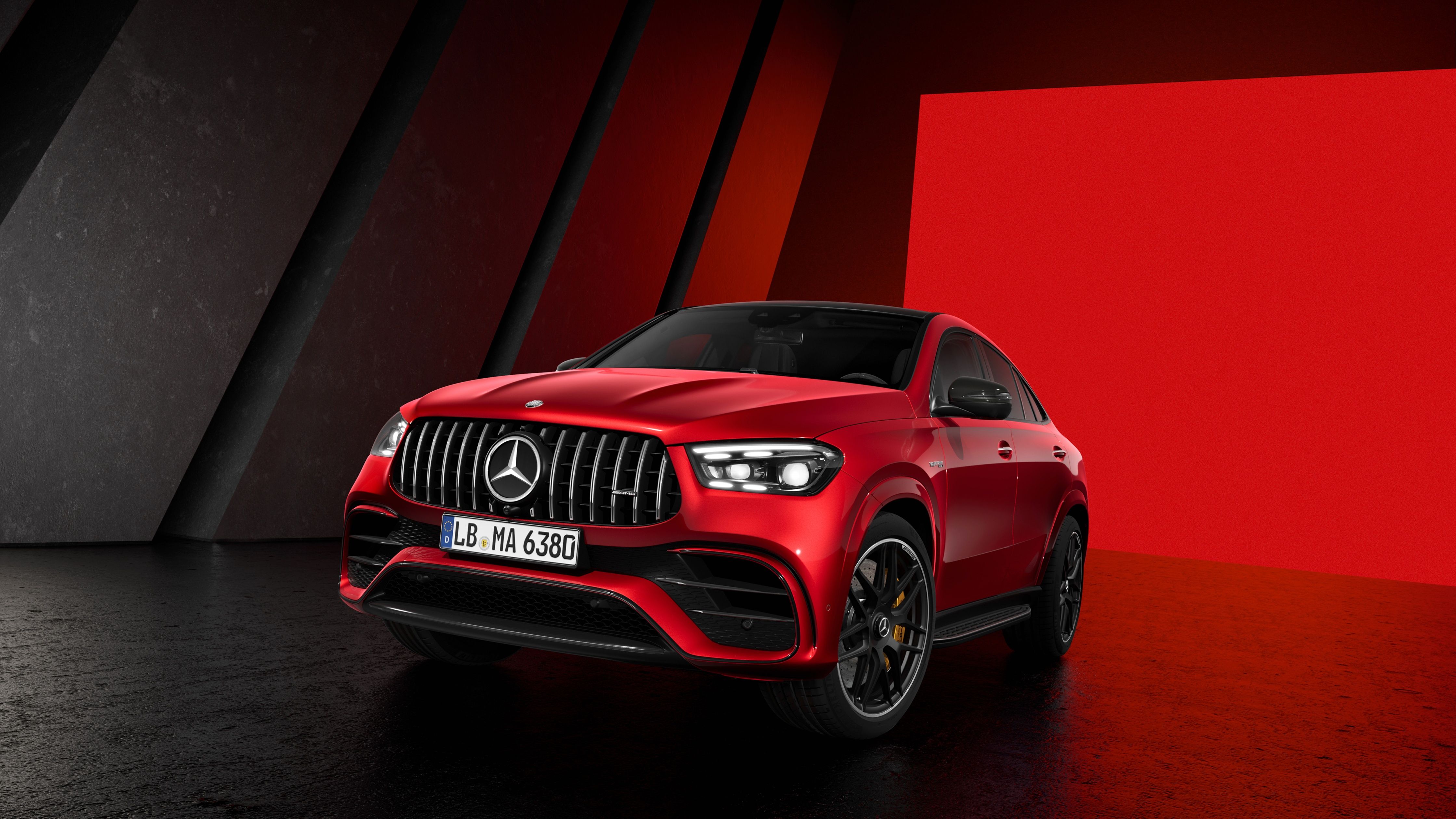 4480x2520 Mercedes Benz AMG GLE 63 S Wallpaper 4K, Red Cars, Coupe, 5K